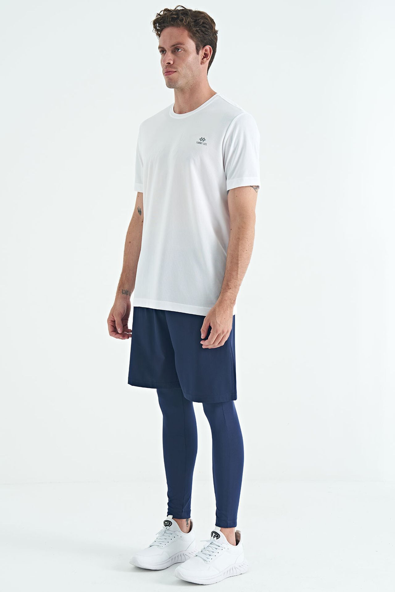 TOMMY Men's Skinny High-Waist Knit Active Pants 4