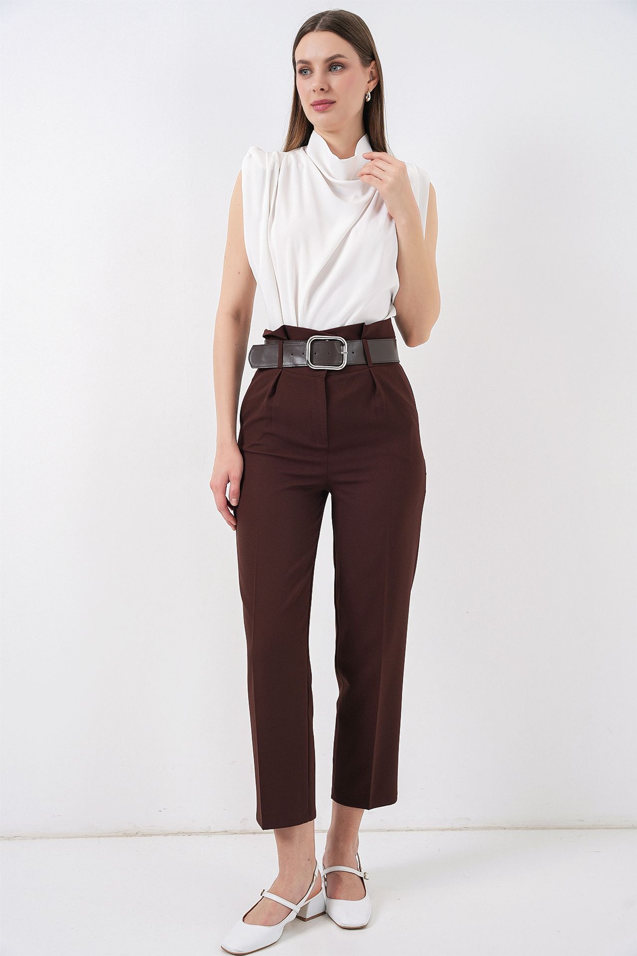 BDART Ankle Length Straight Pants with Bow 1