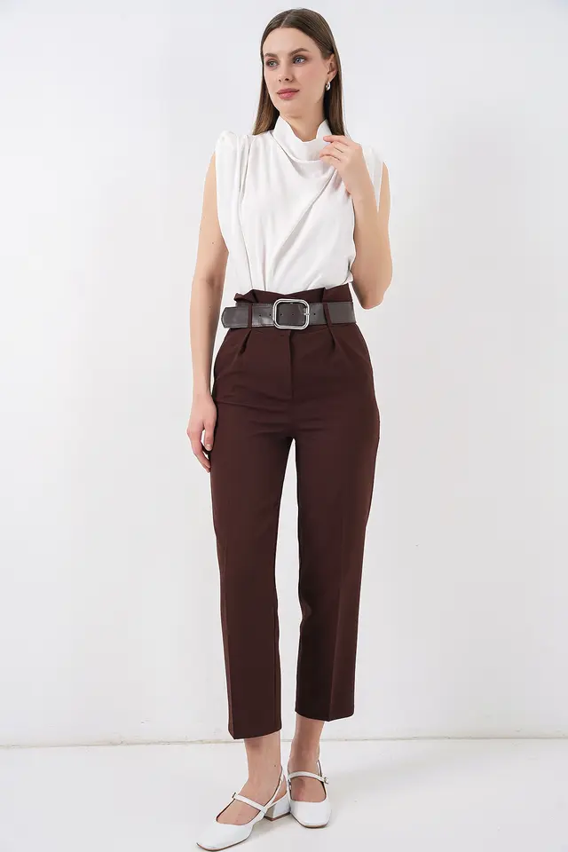 BDART Ankle Length Straight Pants with Bow