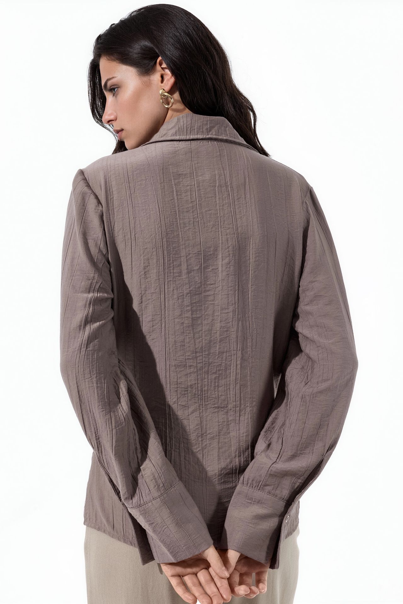 BUSEM Women's Shirt Collar Shirt 3