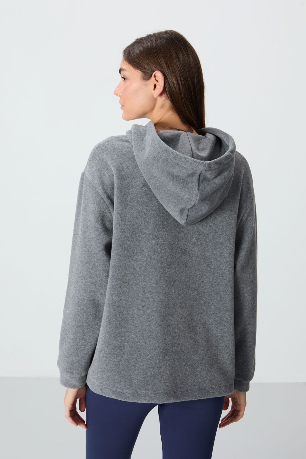 TOMMY Oversized Hooded Plush Sweatshirt 5