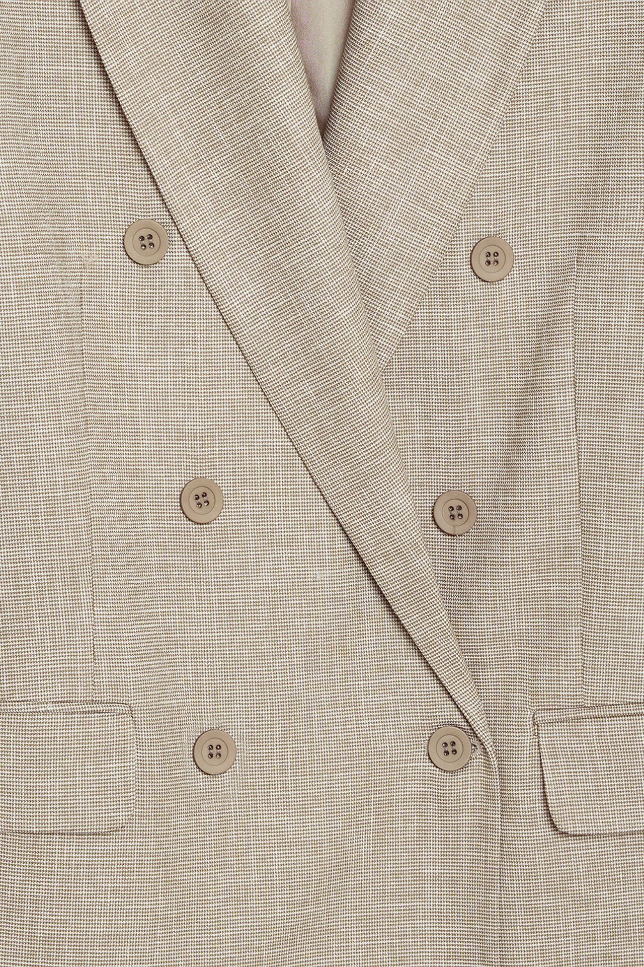 DILVIN Long Shawl Collar Crepe Blazer