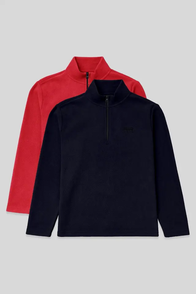 TOMMY Men's Half-Zip Plush Sweatshirt