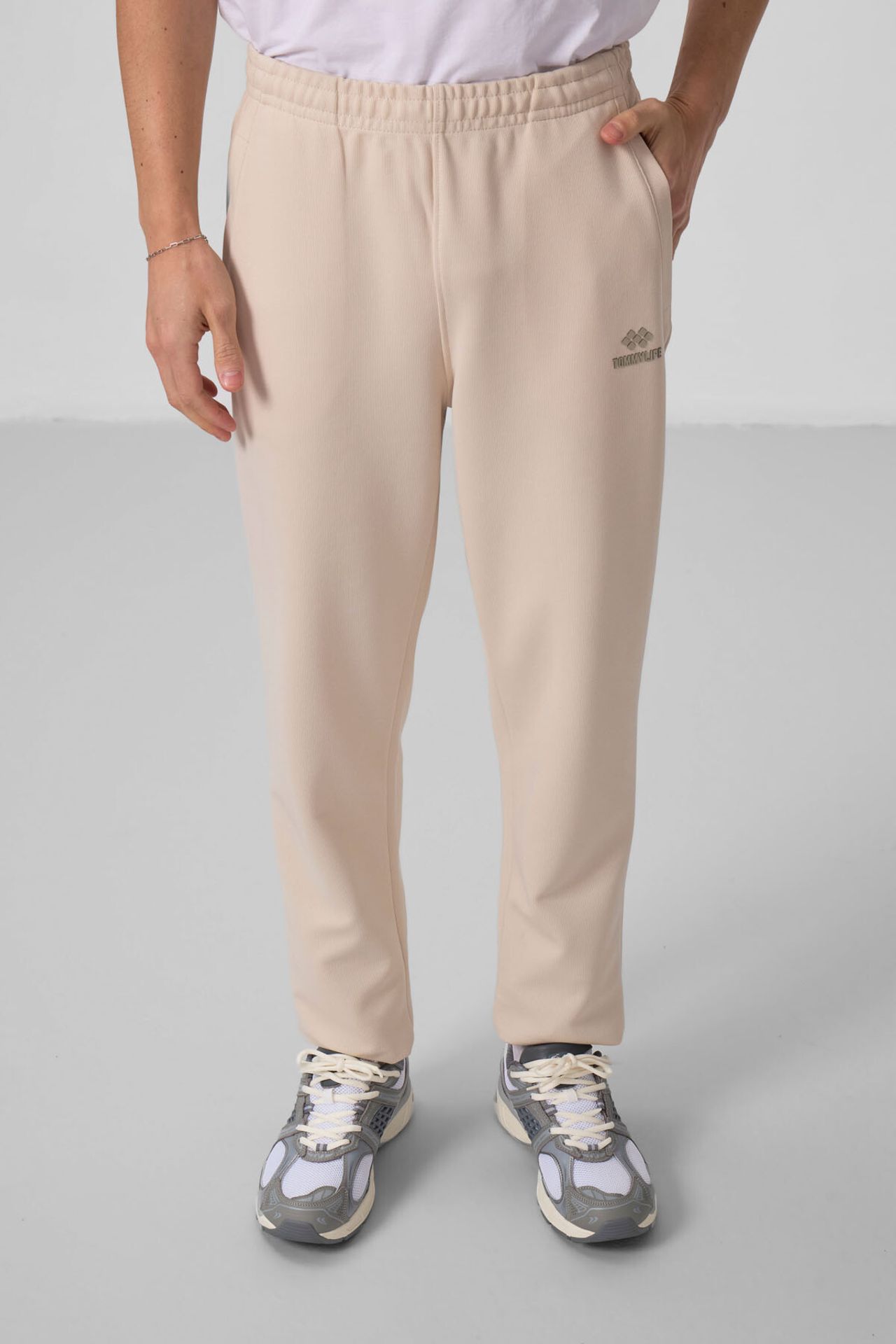 TOMMY Men's Long-sleeve Zip Sweatshirt And Pants Set 3
