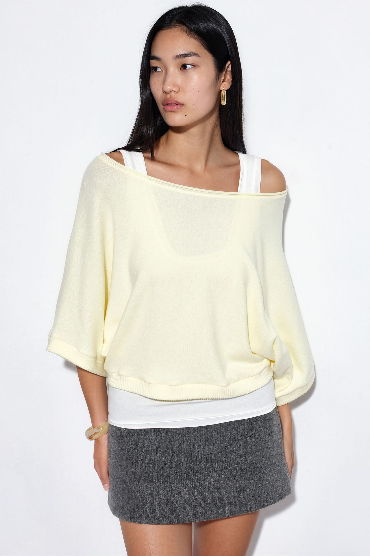 BUSEM Women's Ribbed Crew Neck Jumper 1