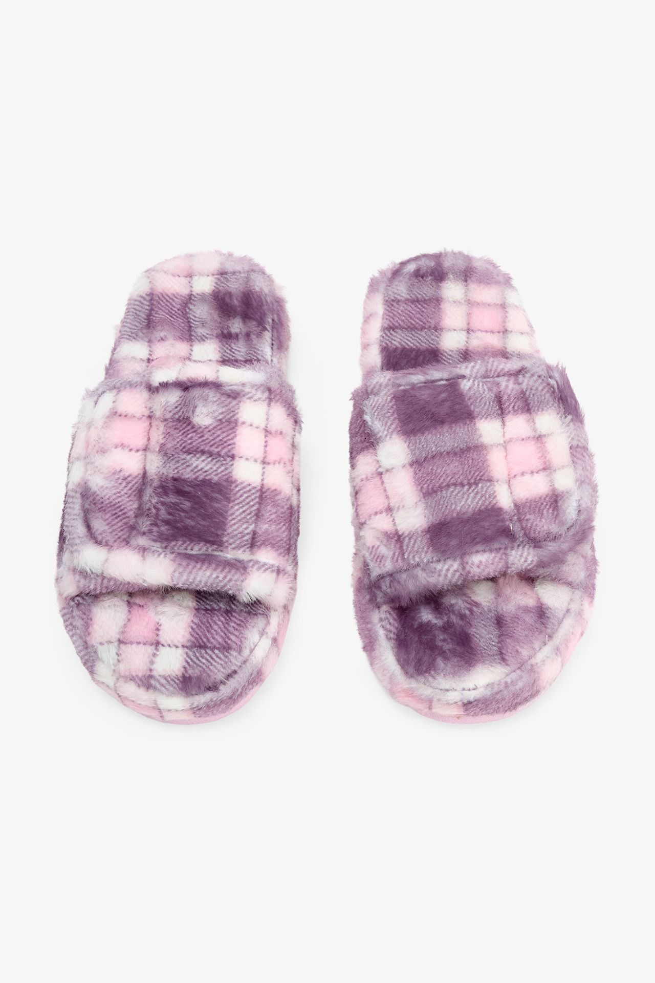 PENTI Women's Checkered Slipper Socks 1