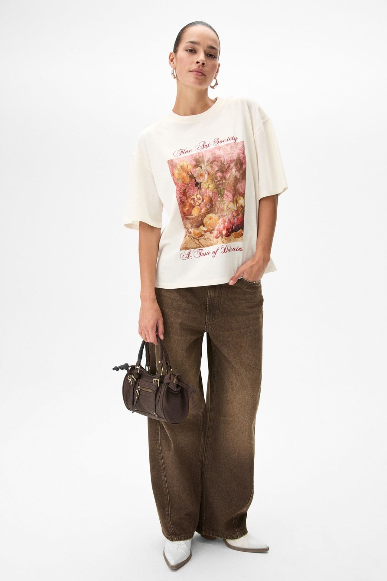GRIMELANGE Printed Crew Neck T-Shirt 5