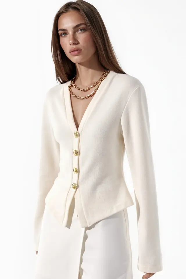 BUSEM Cotton-Blend Cardigan