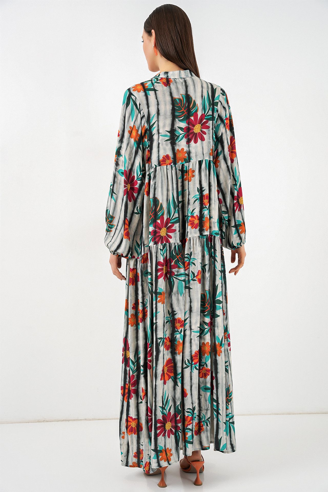 BDART Patterned V-Neck Maxi Dress 6