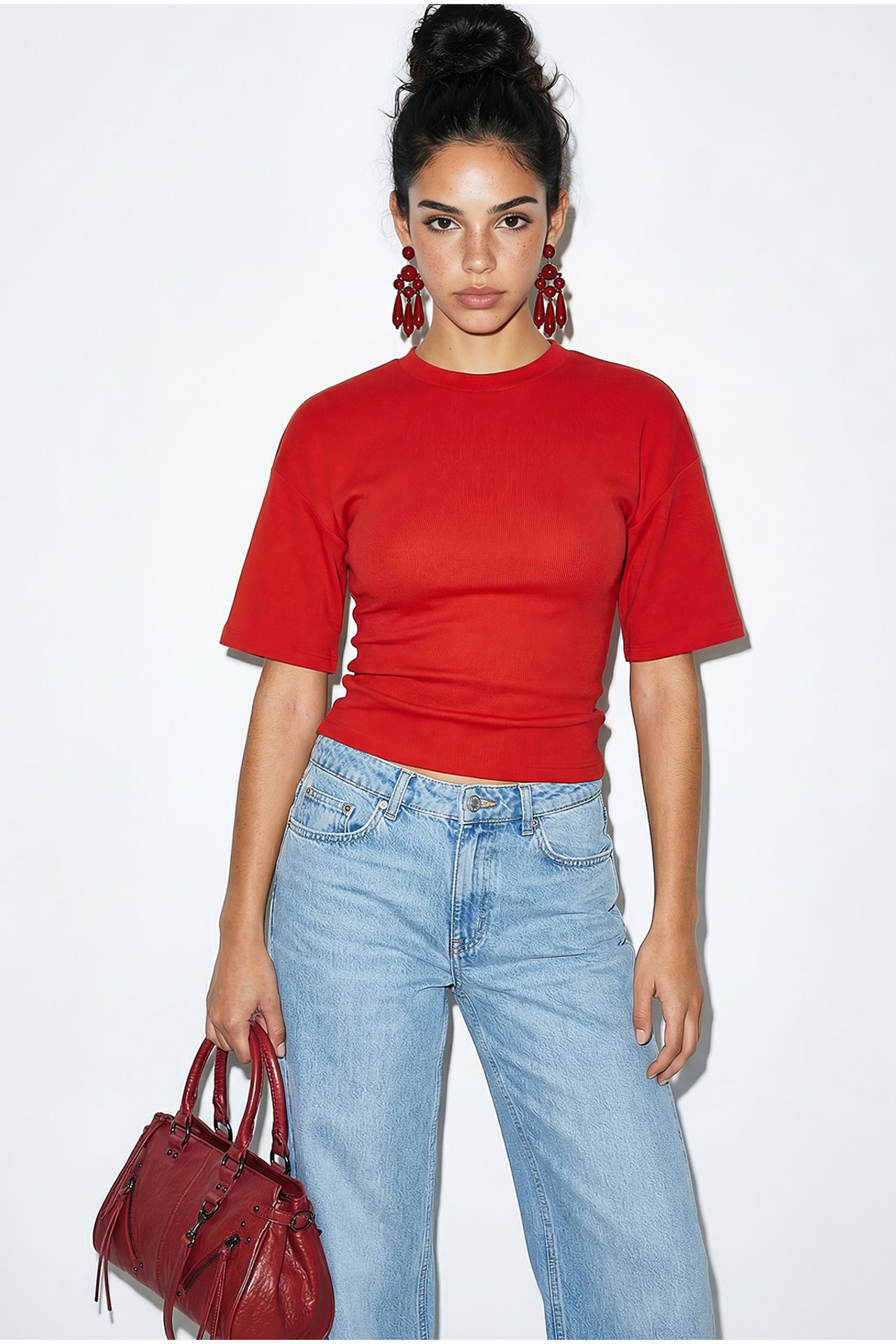 LUCCI Regular Fit Crew Neck T-Shirt 3