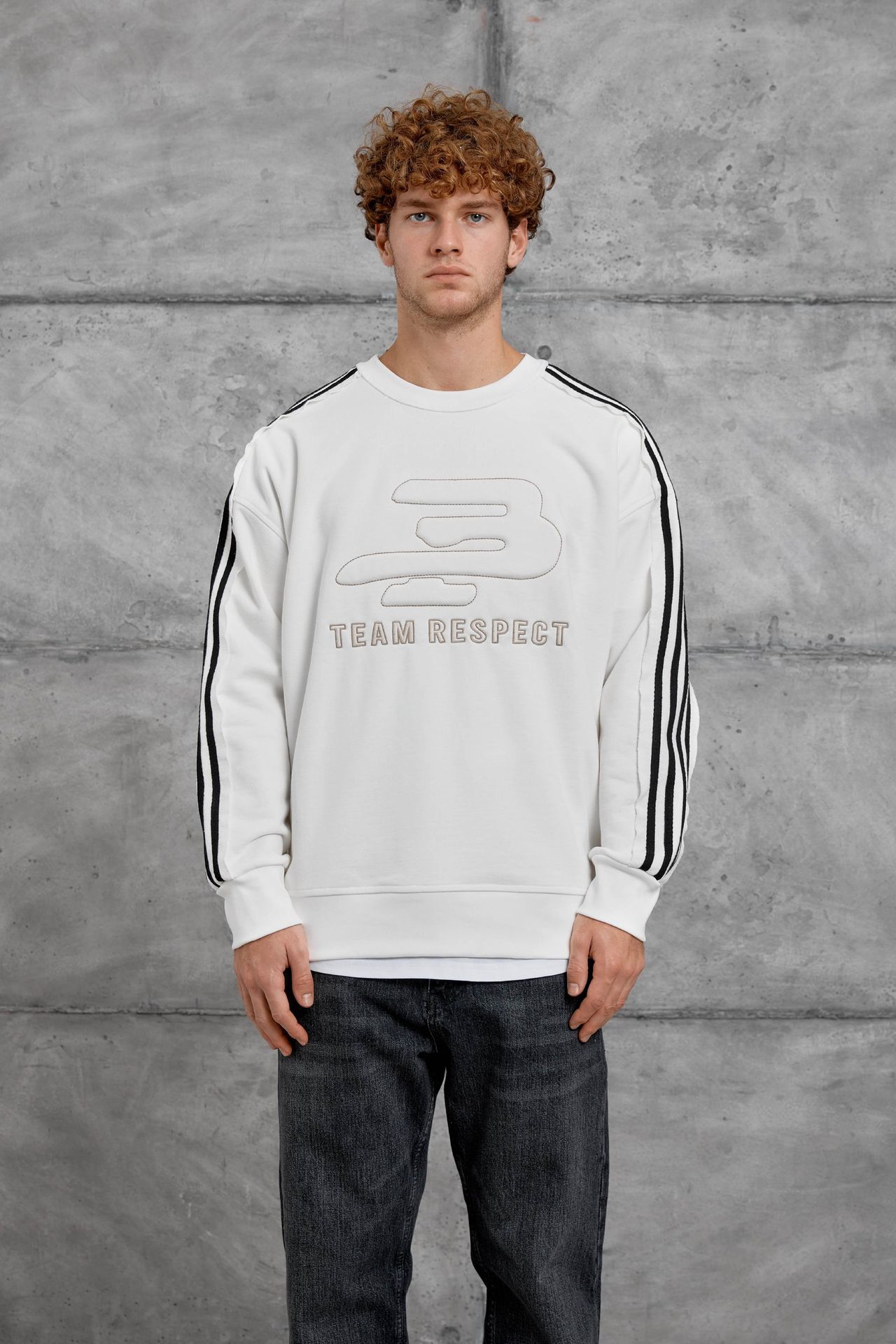 NOMARC Rahat Kesimli Bisiklet Yaka Sweatshirt 3