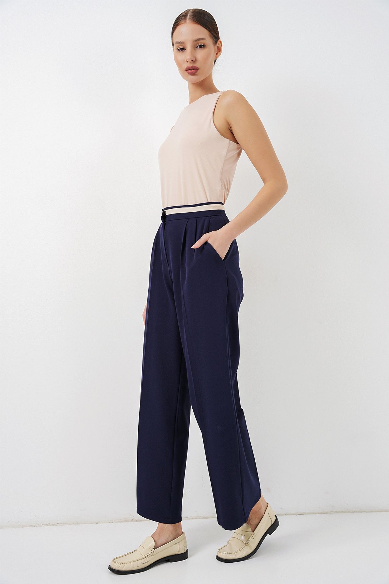 BDART High Waist Wide Leg Trousers with Pockets 5