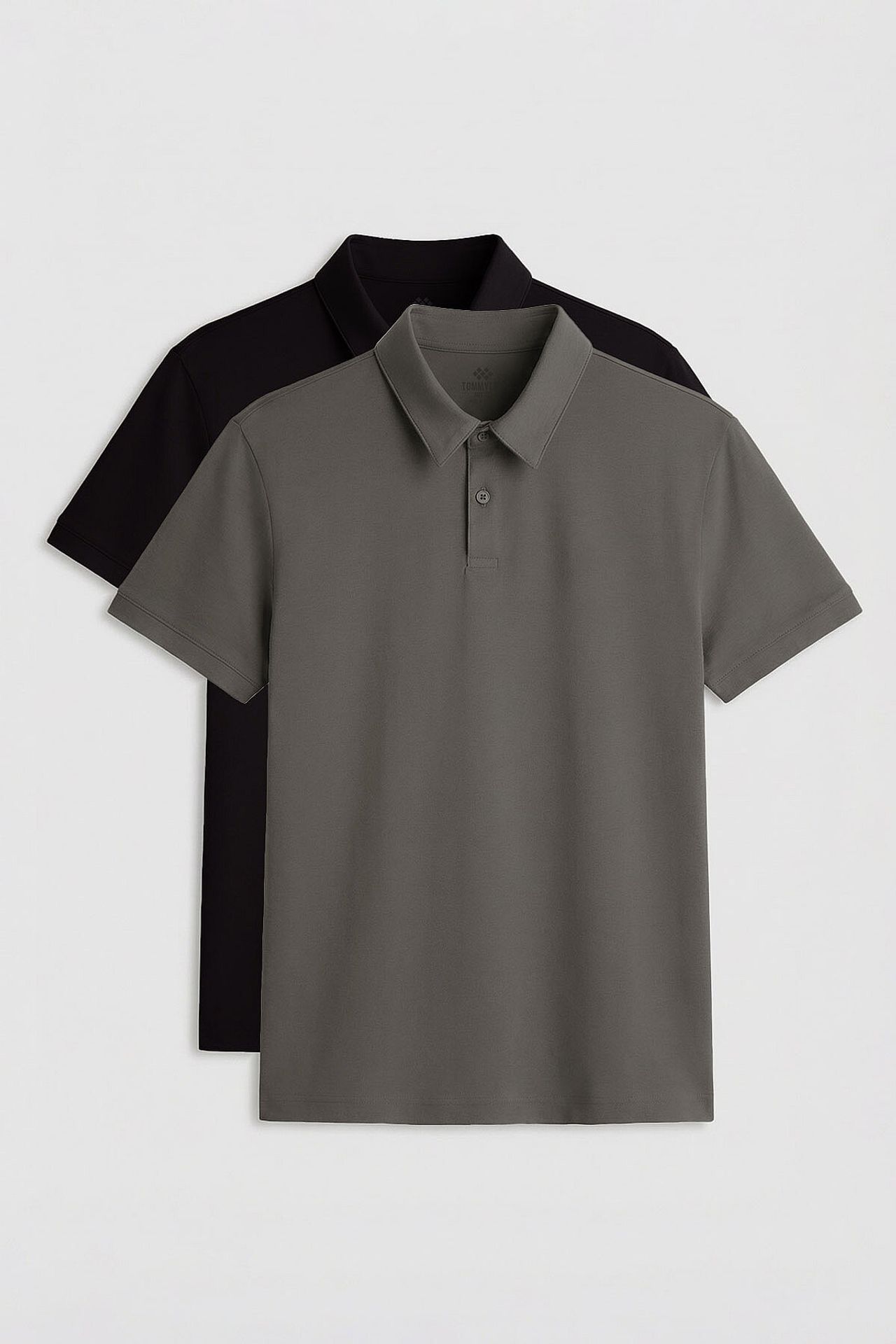 TOMMY Men's Cotton-Elastane Polo T-Shirt 1