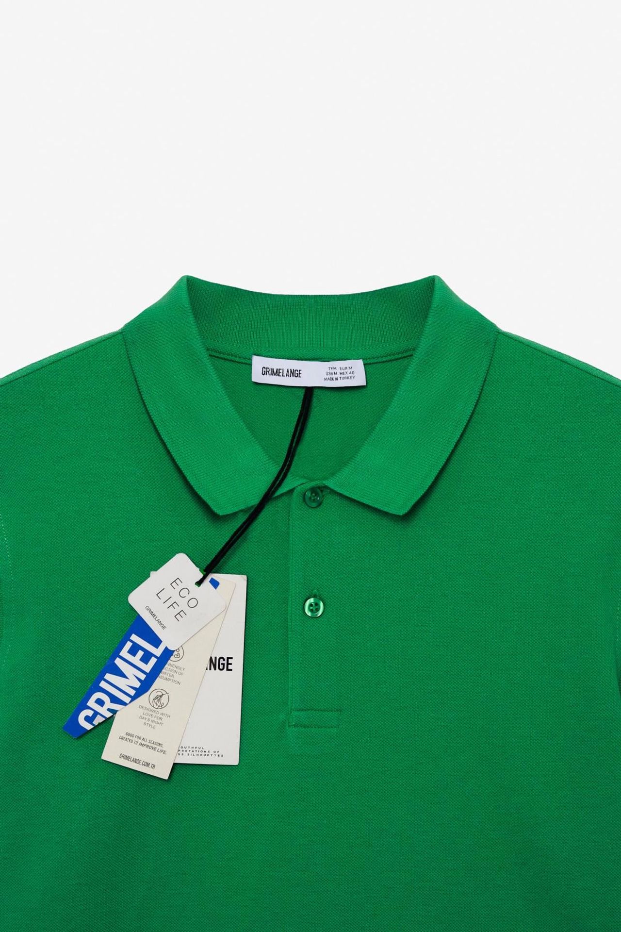 GRIMELANGE Polo Yaka Düğmeli Tişört 2