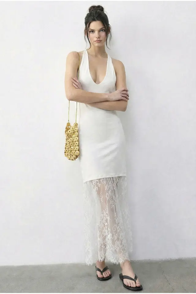LUCCI Halter Maxi Dress