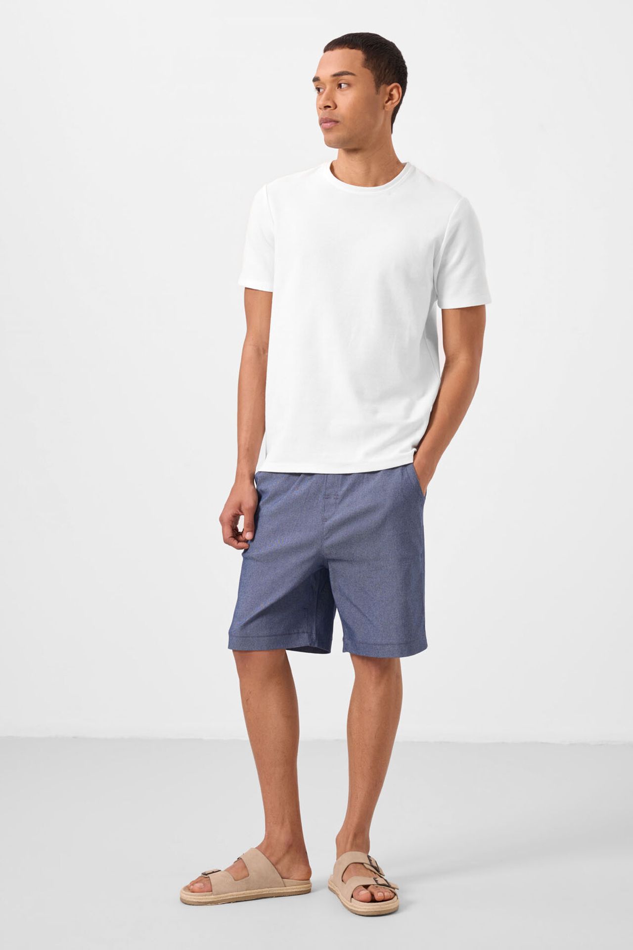 TOMMY Men's Regular Fit Chino Shorts 6