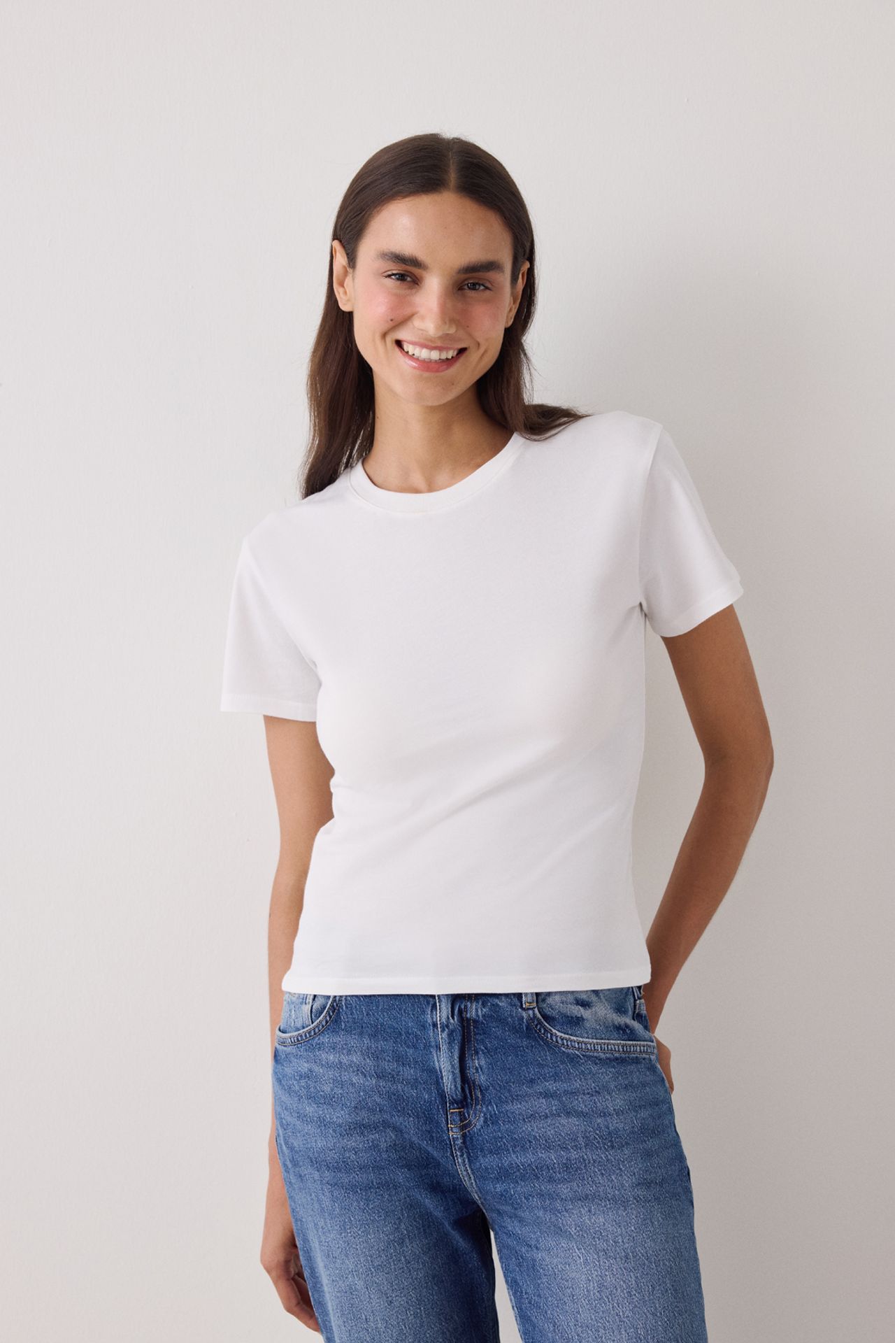 PENTI Women's Slim Fit T-Shirt Basic 4