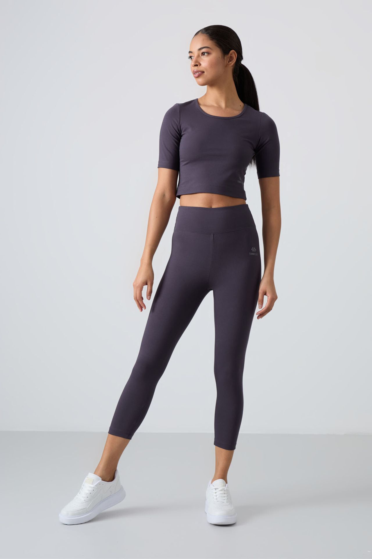 TOMMY Cotton Elastane Capri T-Shirt and Leggings Set 5