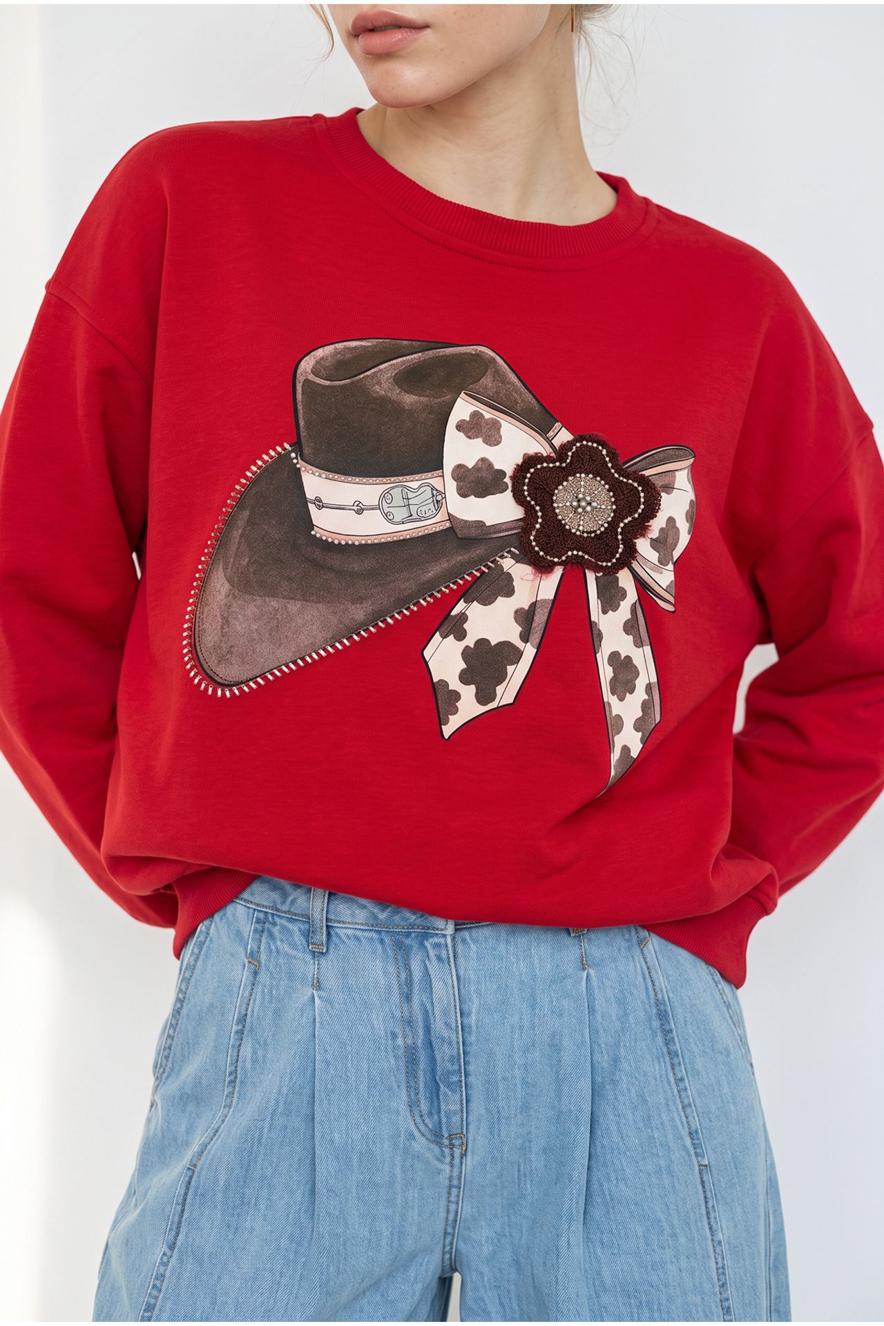 LUCCI Kadın Sweatshirt 5
