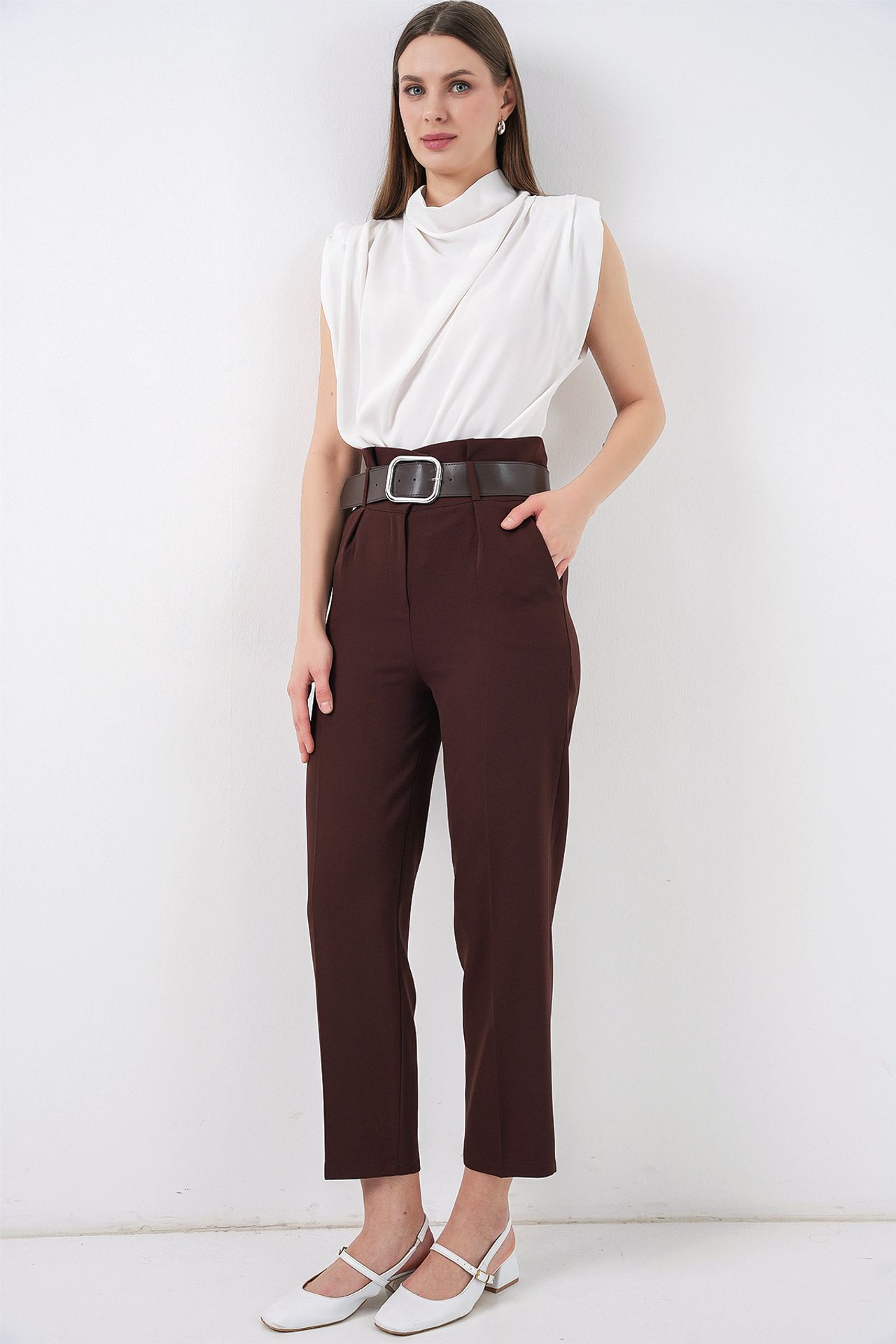 BDART Ankle Length Straight Pants with Bow 5