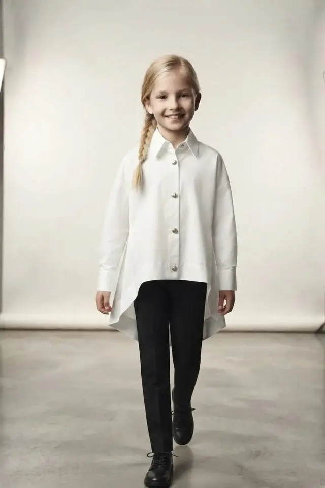 HİLAL AKINCI KİDS Long Sleeve Button Shirt