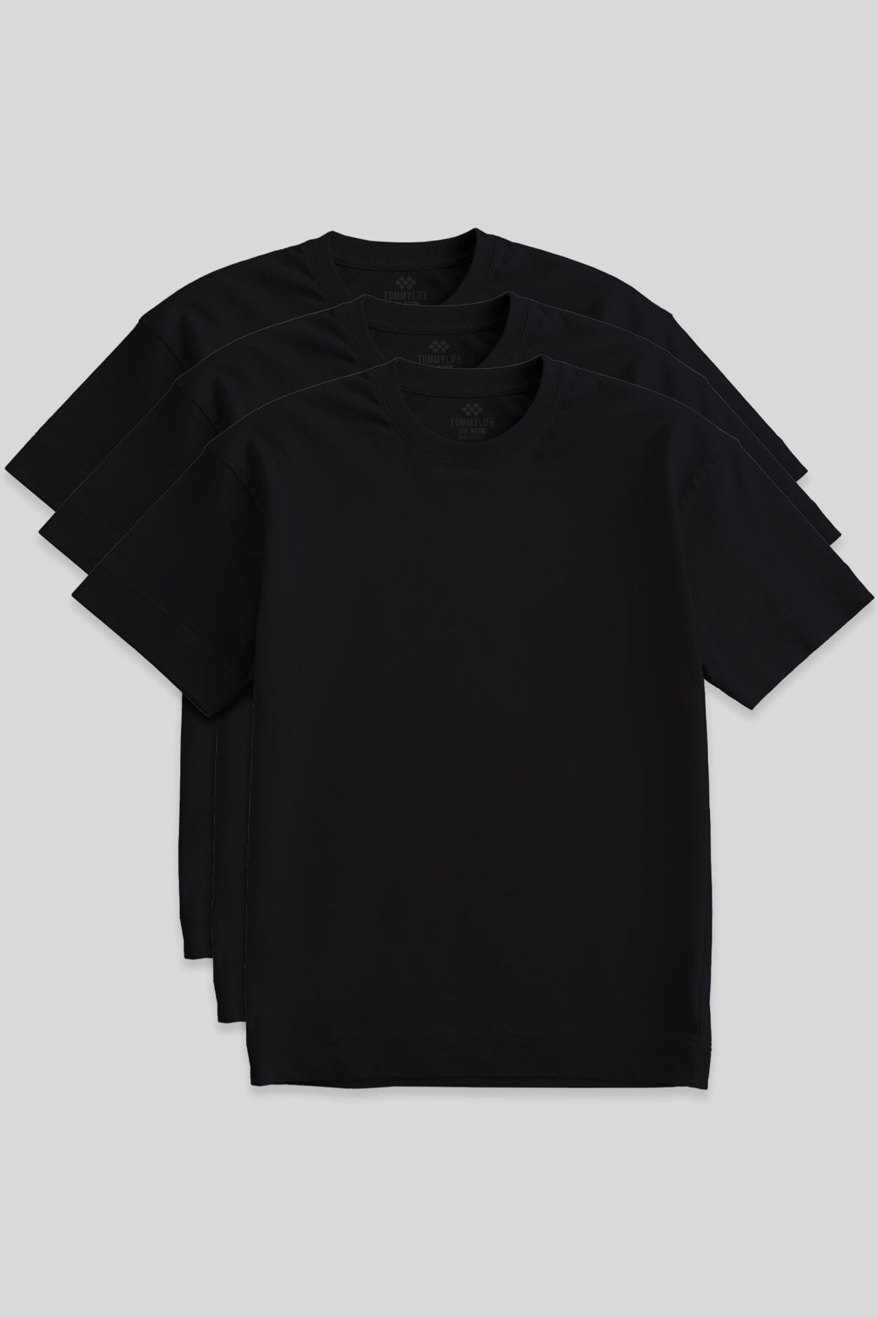 TOMMY Men's Cotton Elastane Crew Neck T-Shirt 1