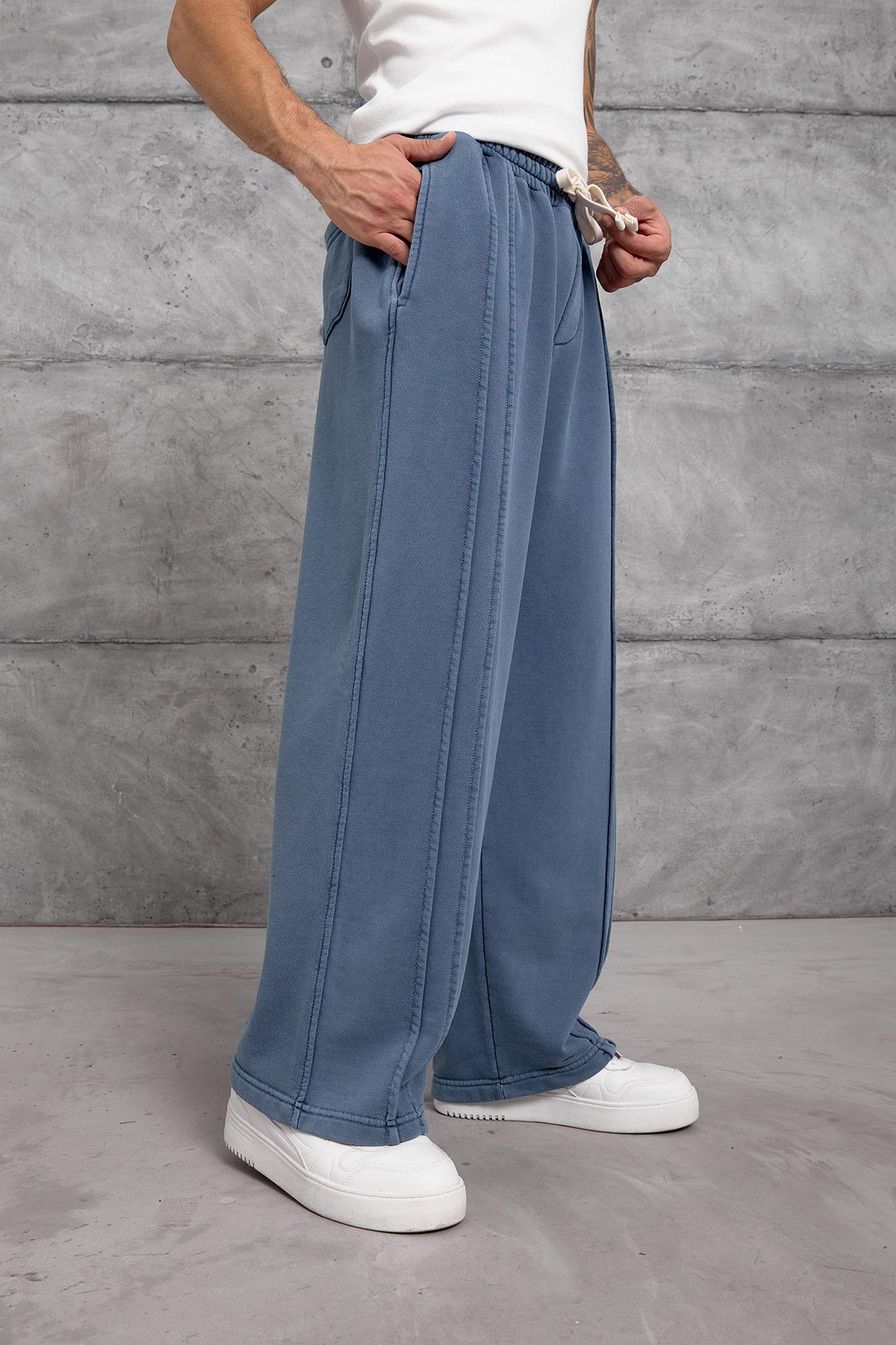 NOMARC Geniş Paça Bağcıklı Jogger Pantolon 1
