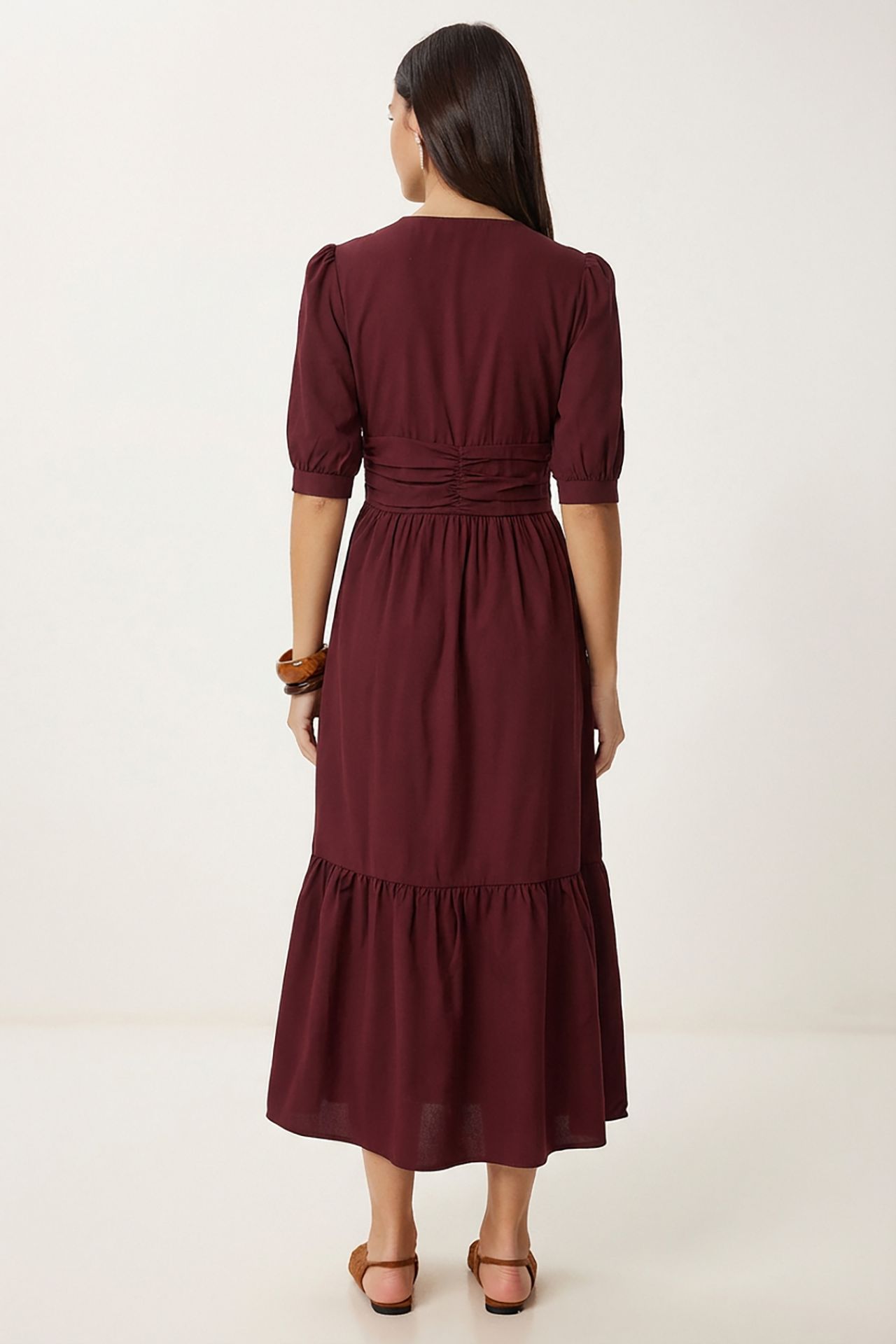 ISTANBUL Women's Cotton-blend Poplin Maxi Dress