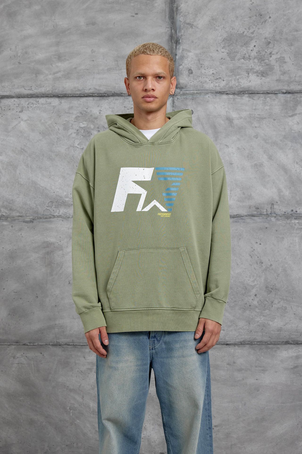 NOMARC Bol Kesim Kapüşonlu Logolu Sweatshirt 1
