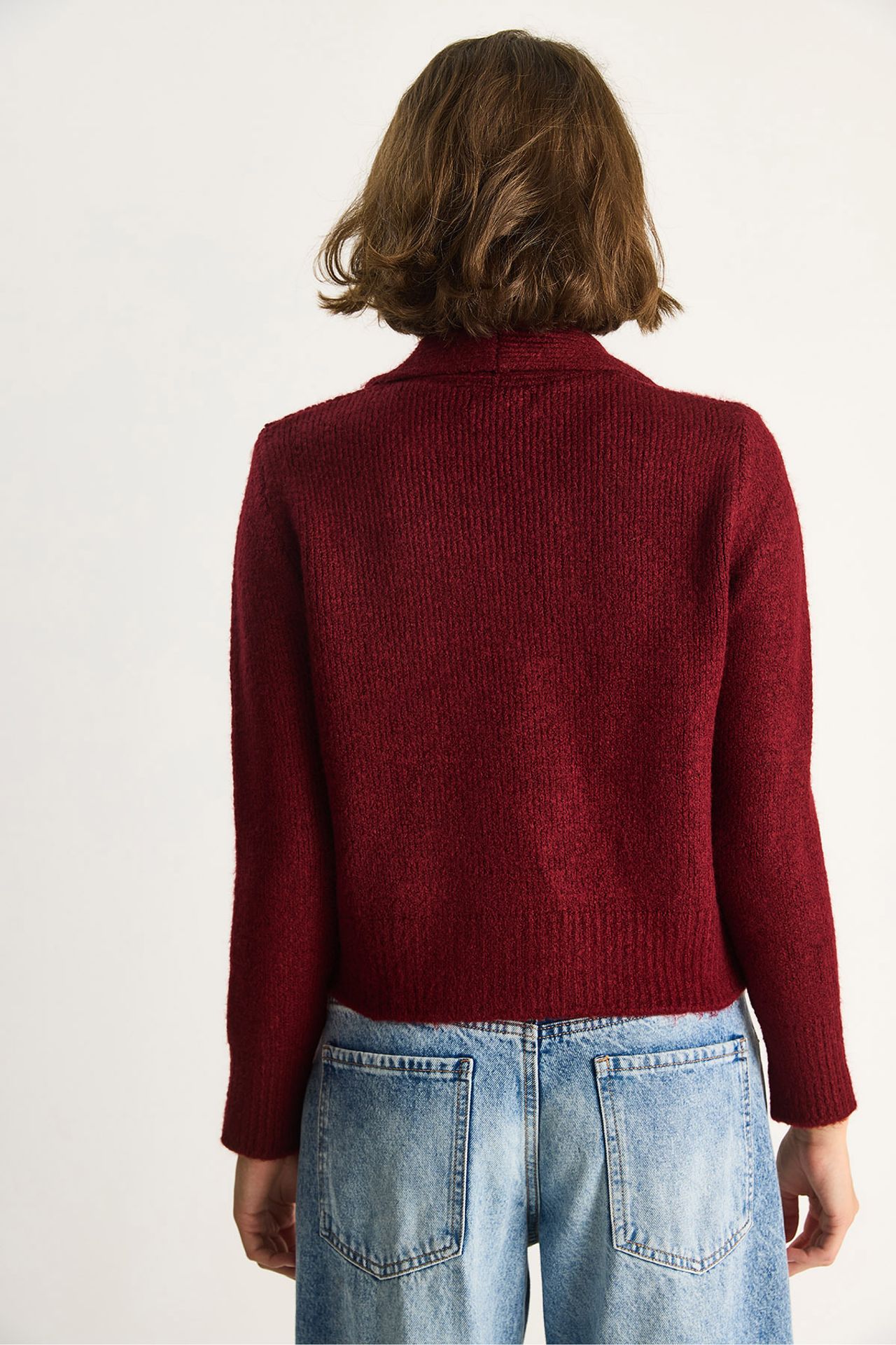 LUCCI Ribbed Knitwear Cardigan