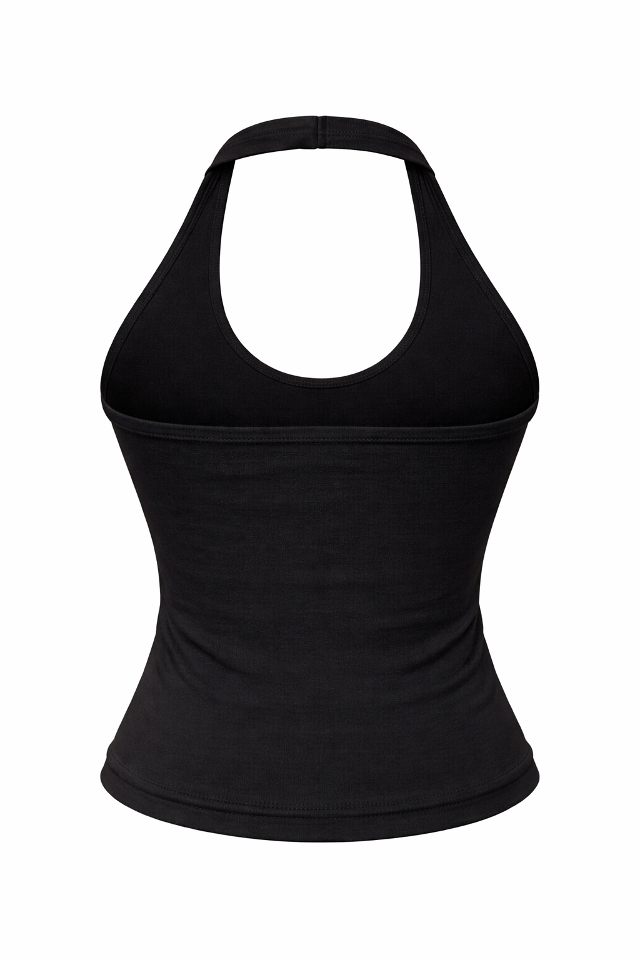 MIXRAY Backless Halterneck Knit Blouse 2