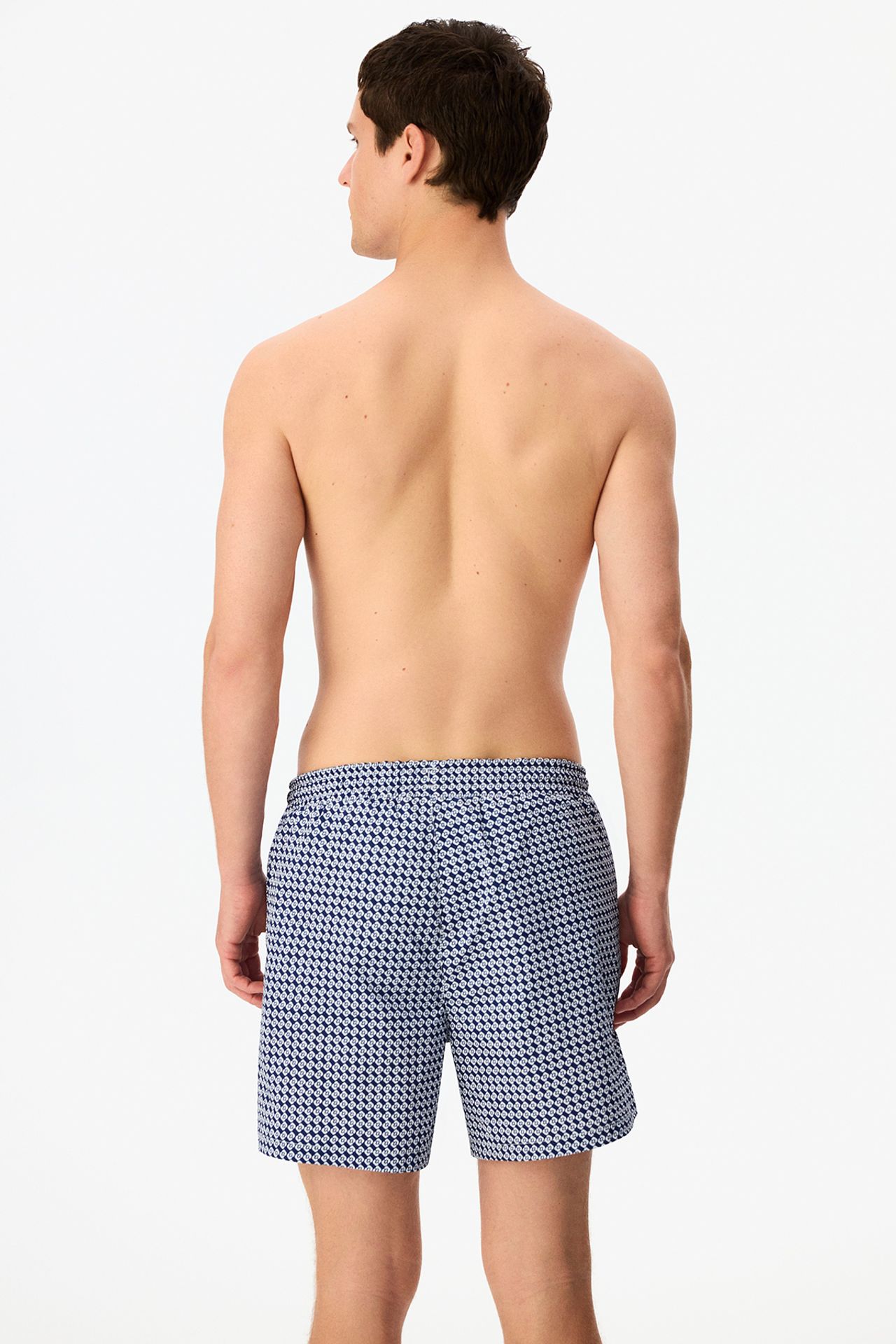 PENTI Men's Countty Club Geometric Print Swim Shorts 3