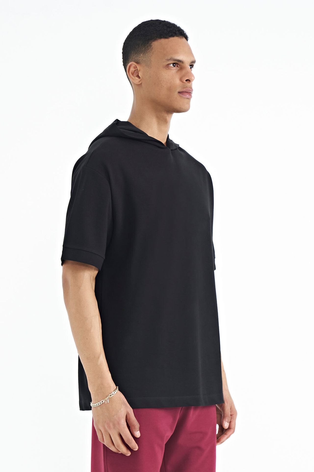 TOMMY Oversized Hooded Short-sleeve T-shirt 5