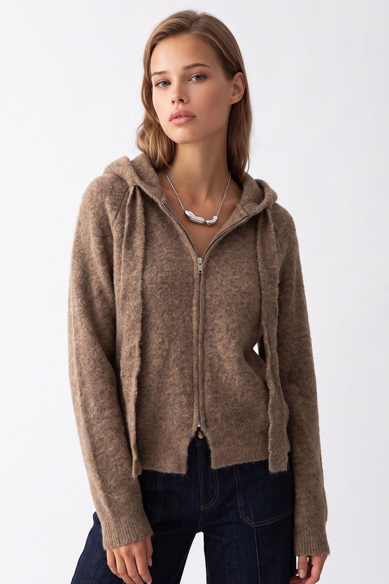 MIXRAY Women's Knit Cardigan