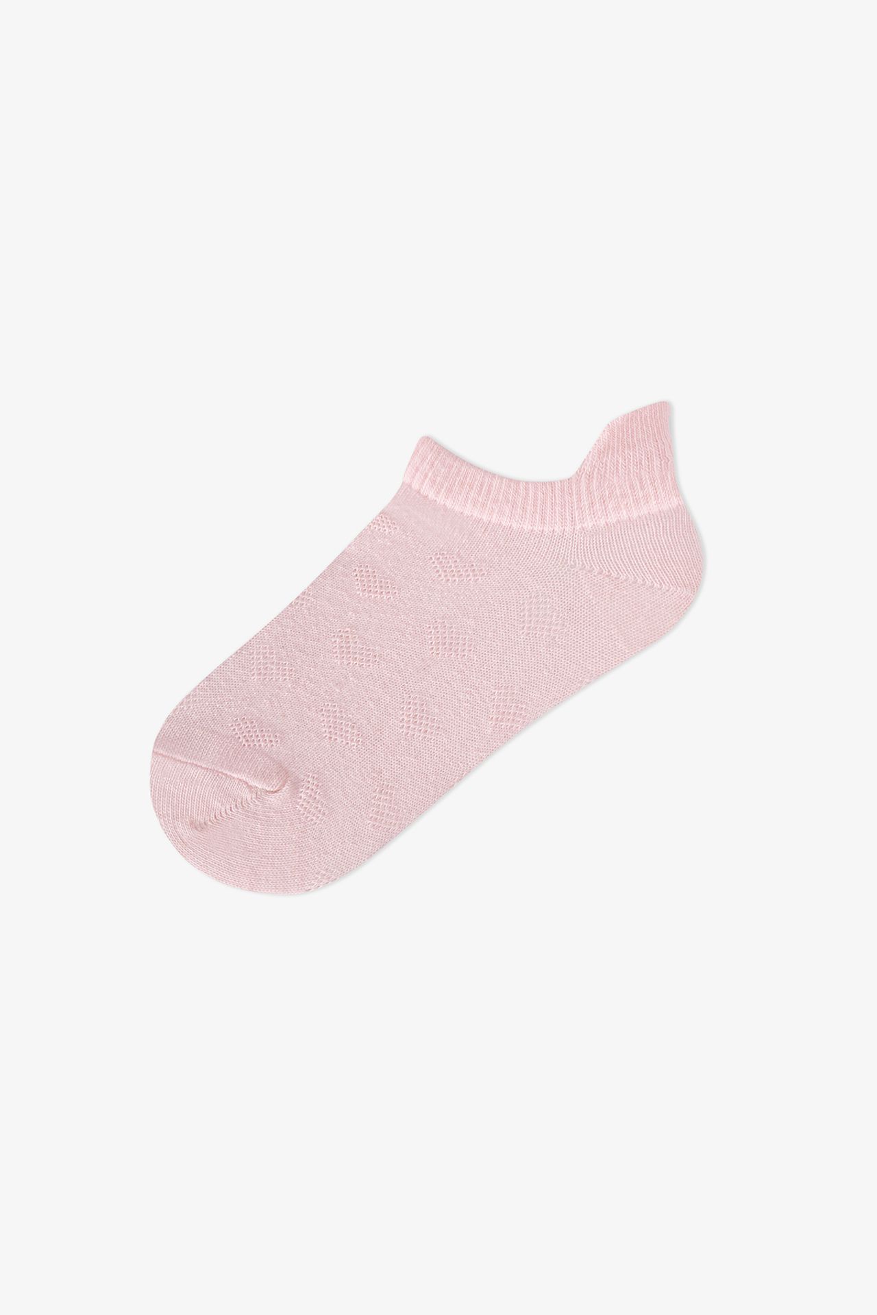PENTI Girls' Puff Hearts Ankle Socks 3