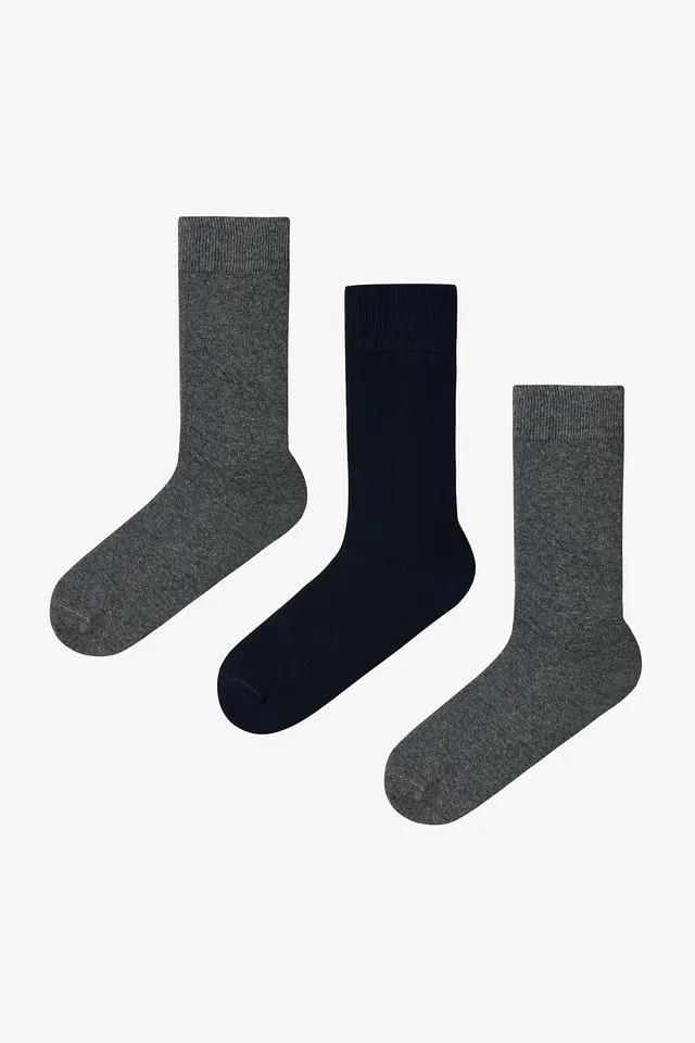 PENTI Men's Super 3-Pack No-Show Socks