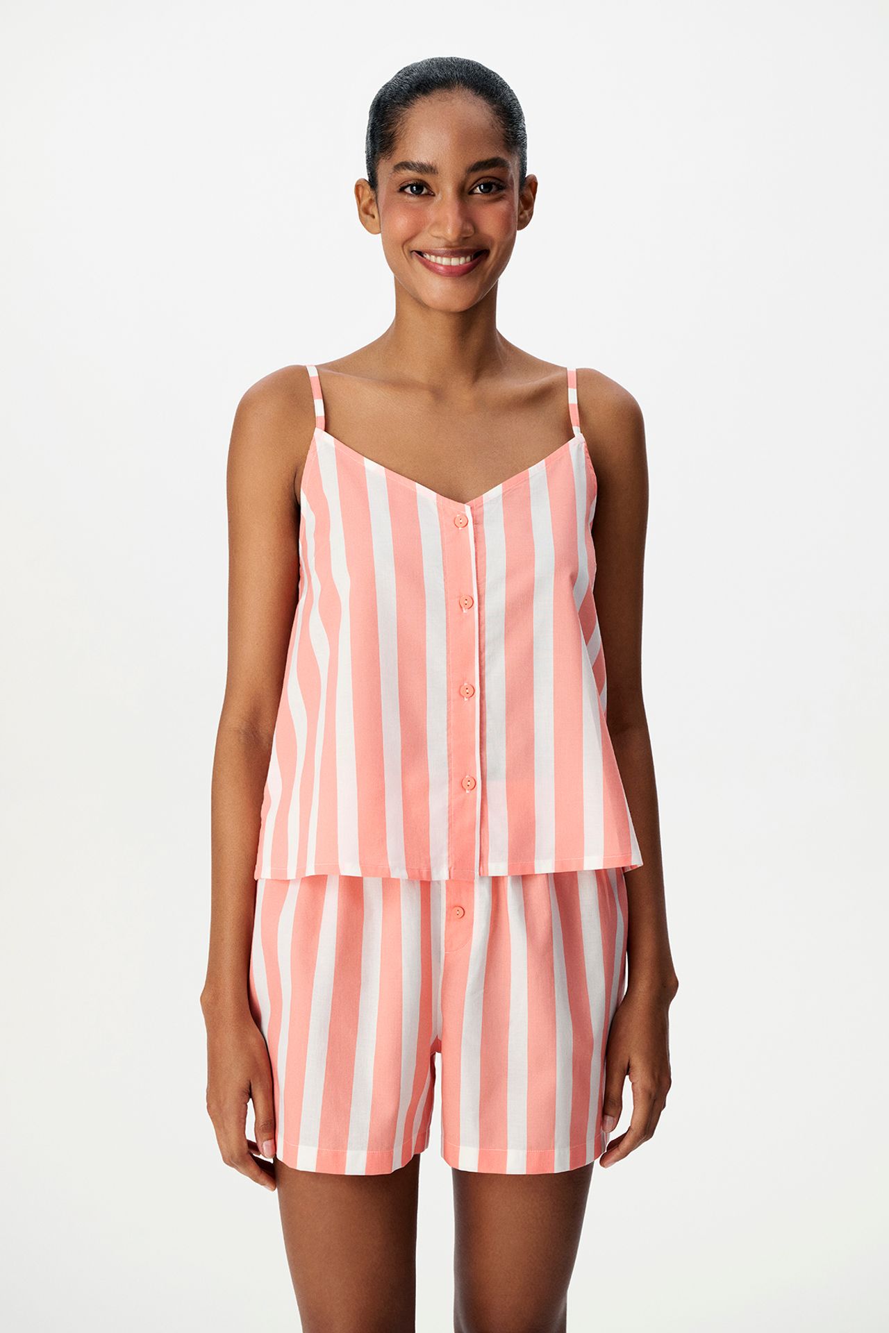 PENTI Comfort Club Striped Tank Top Pajama Top 1
