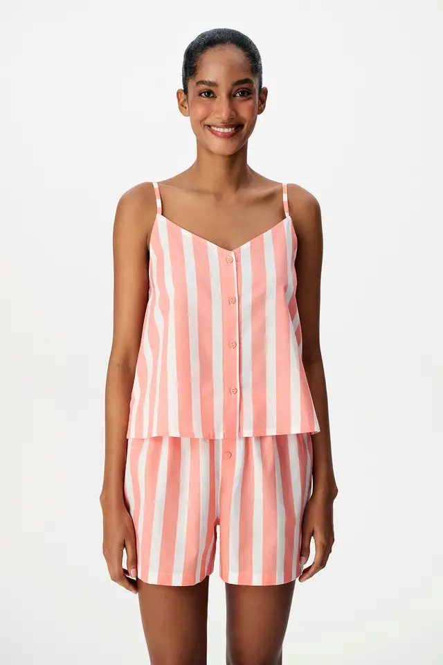 PENTI Comfort Club Striped Tank Top Pajama Top