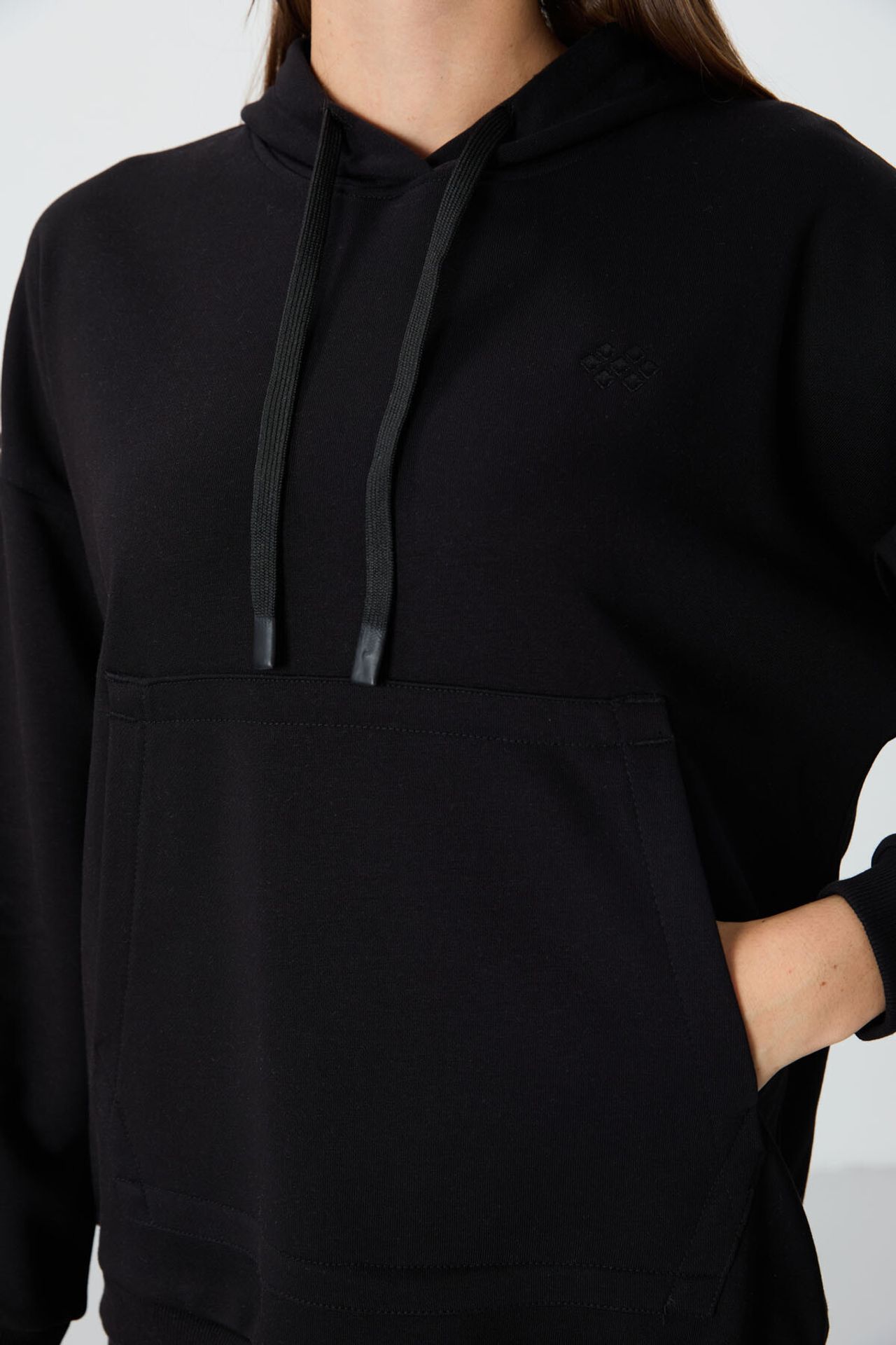 TOMMY Oversized Hooded Sweatshirt With Pocket 2