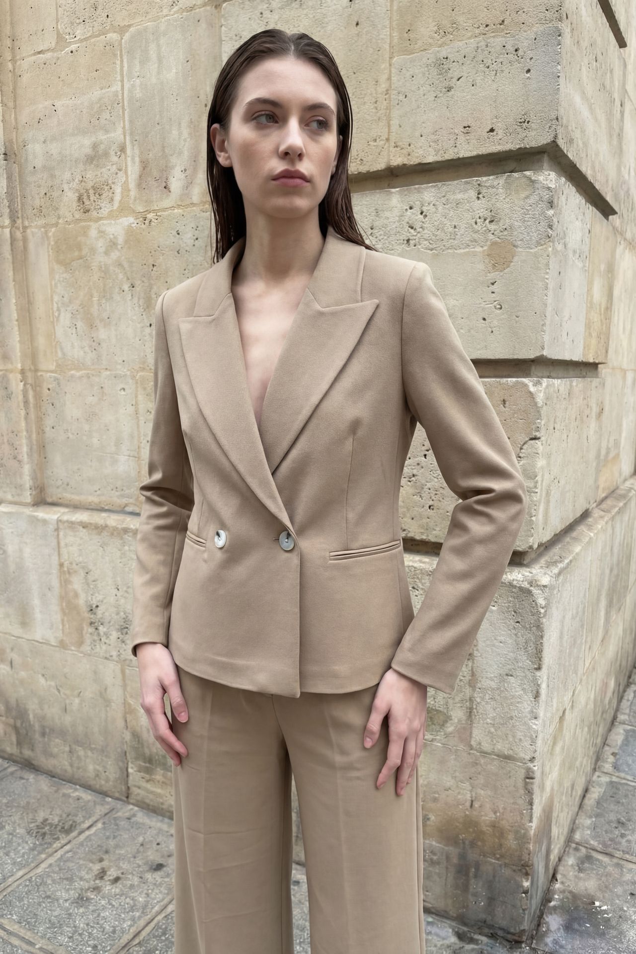 MY FASHION Classic Buttoned Blazer 1
