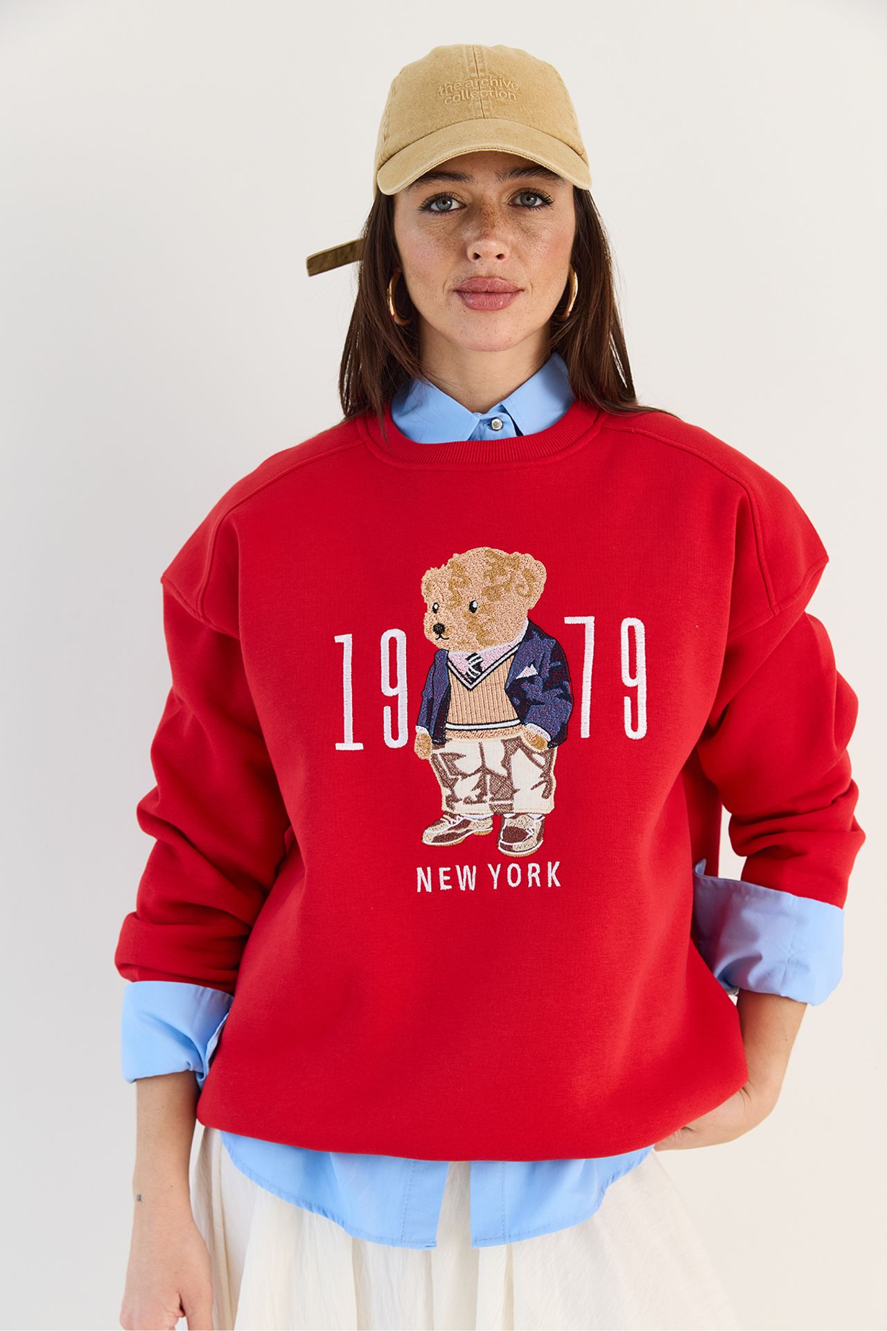 LUCCI Relaxed Fit Printed Crew Neck Sweatshirt 2