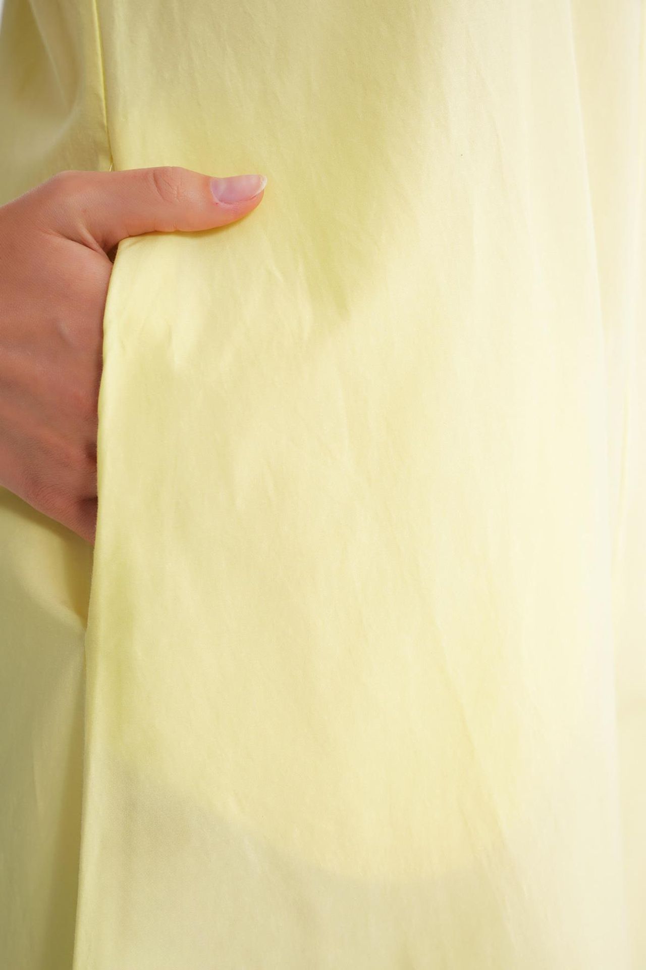 MIXRAY Maxi poplin dress with pockets 6