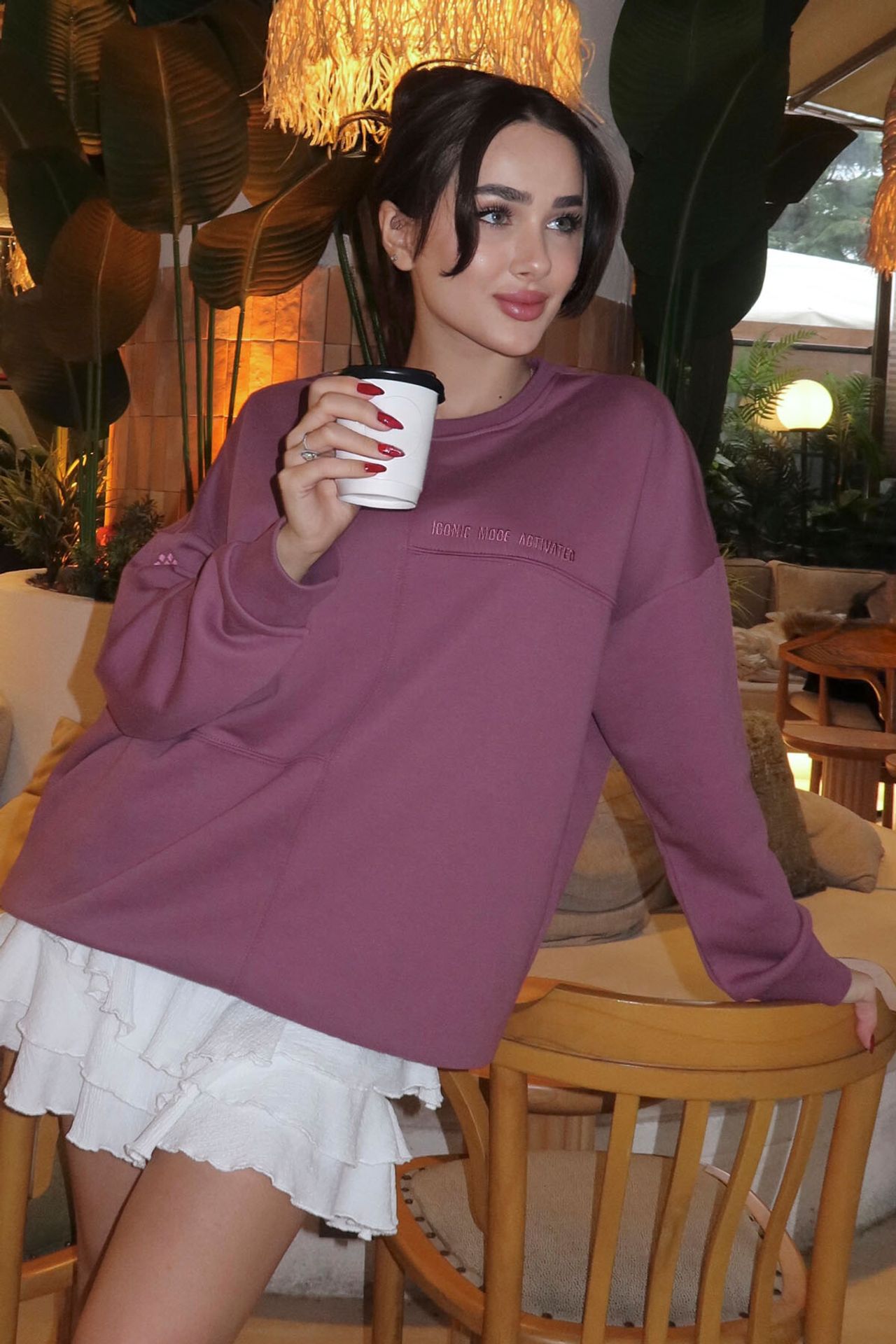 TOMMY Oversized Crew Neck Sweatshirt 3