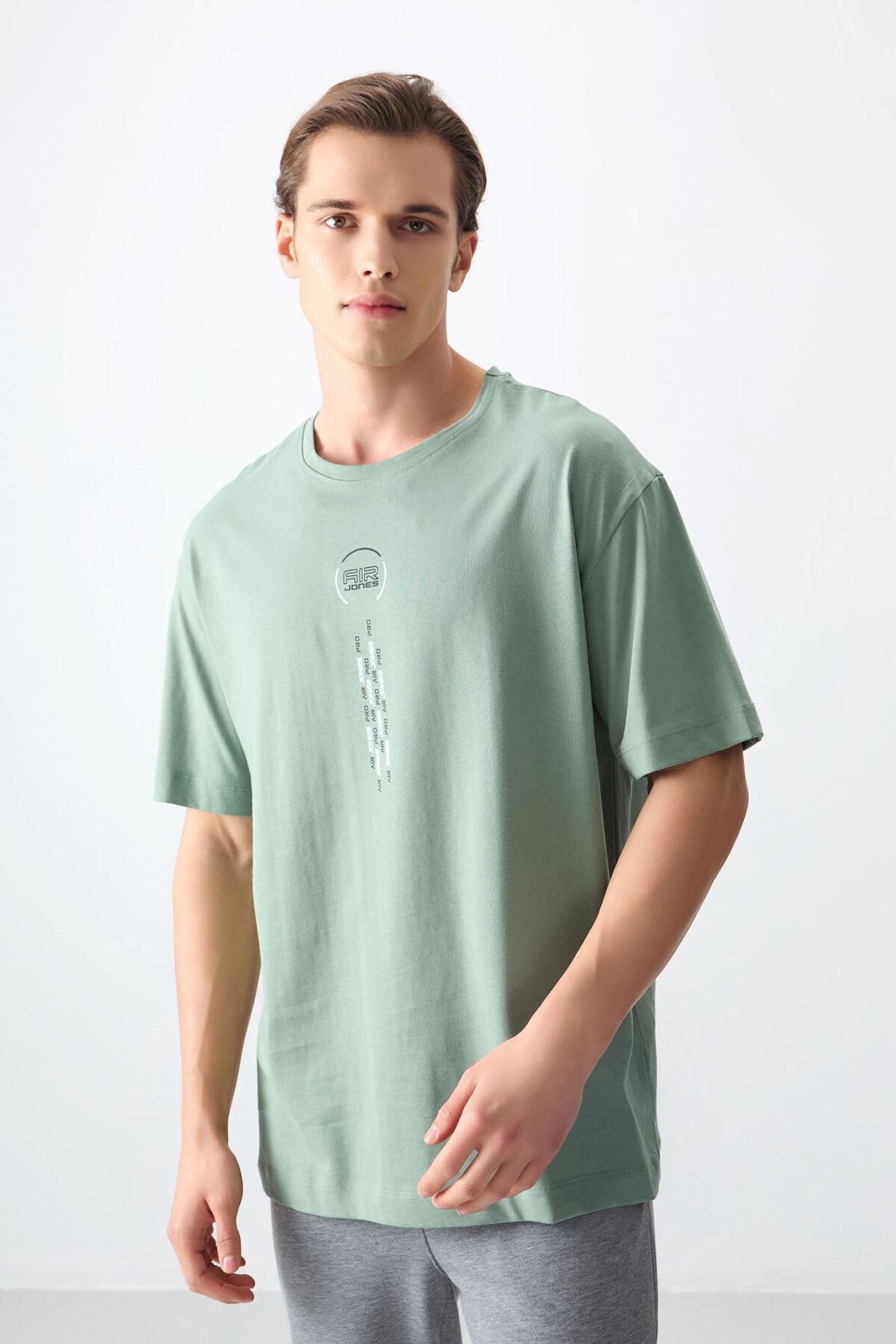 TOMMY Oversized Cotton Text Print Crew Neck T-Shirt 4