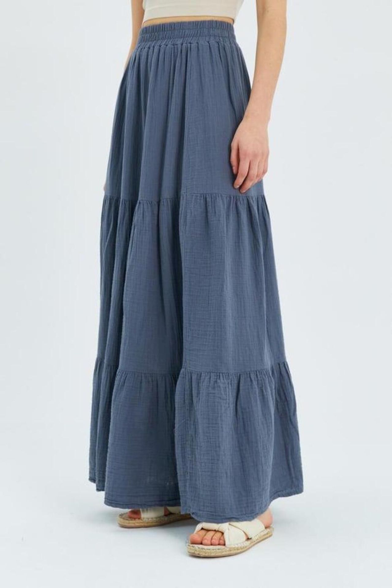 Mixray Maxi Cotton Skirt 4