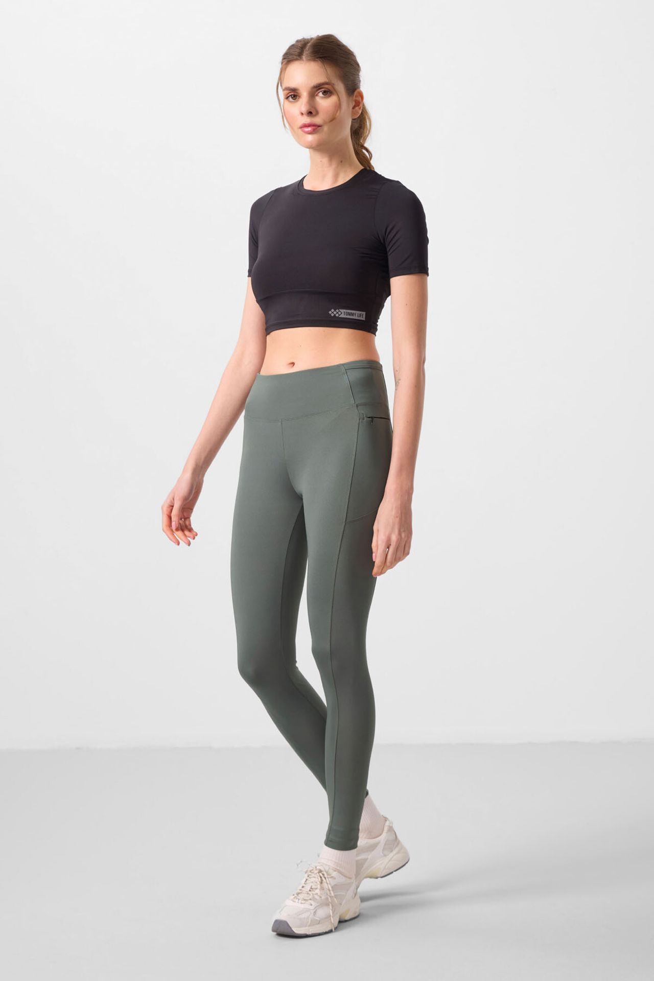 TOMMY High-Waist Skinny Leggings With Pocket 4