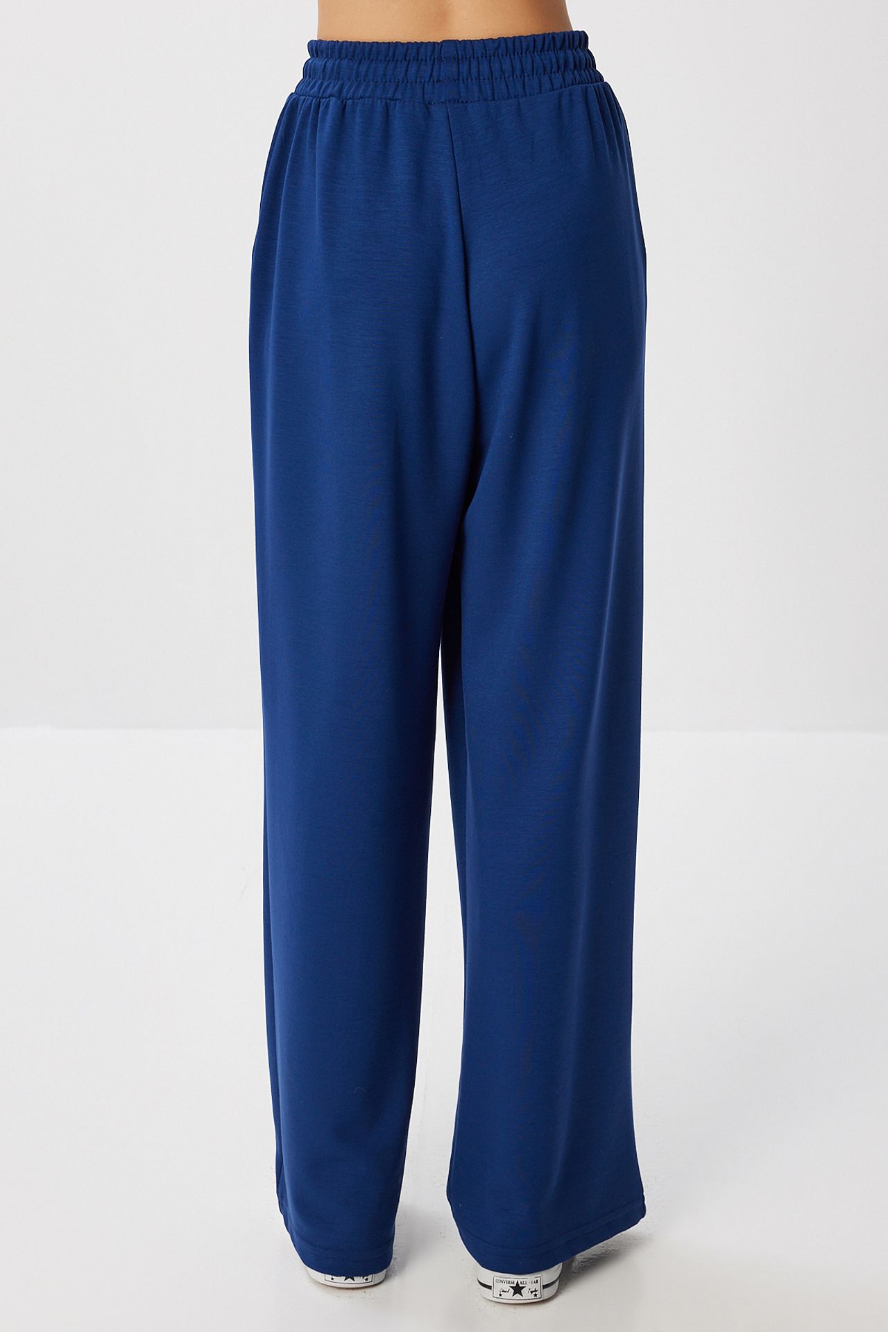 ISTANBUL Wide Leg Two-Piece Set with Crew Neck Blouse 5