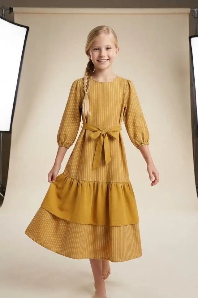 HİLAL AKINCI KİDS Cotton Viscose Dress