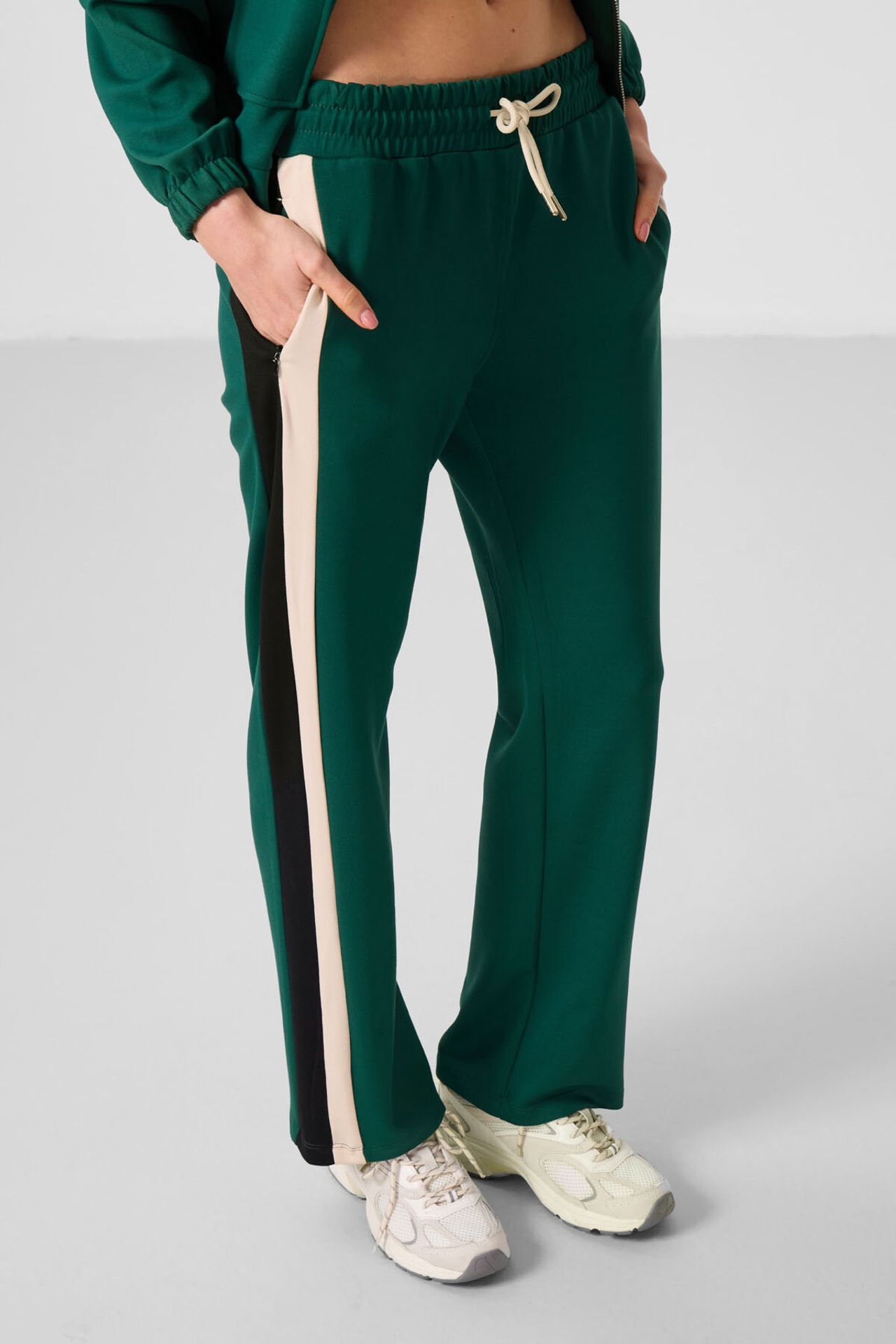 TOMMY Striped Palazzo Pants with Drawstring Waist 4