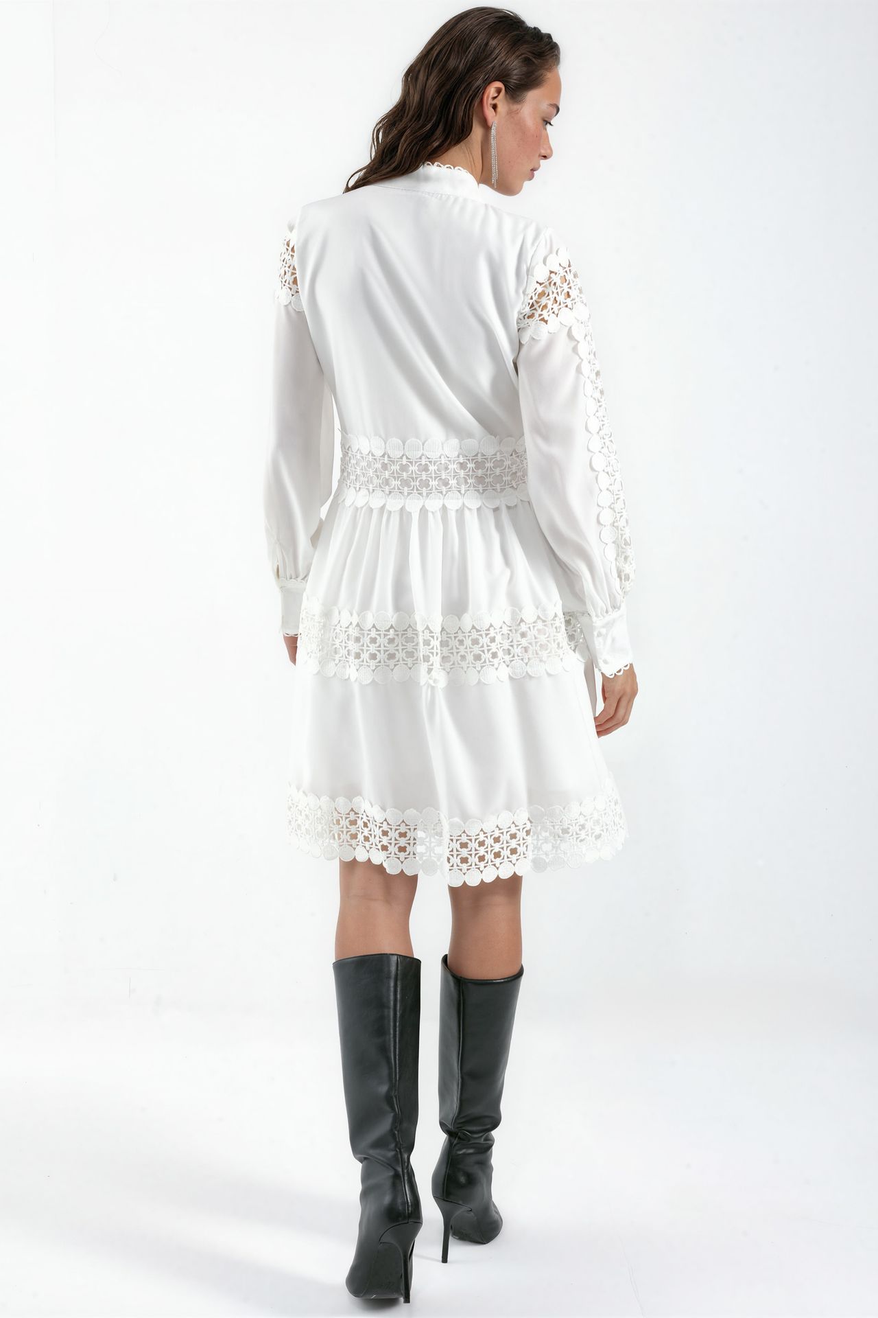 MSN Lace A-Line Mini Dress 3